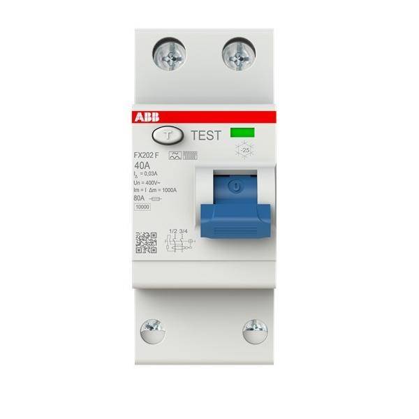 ABB Stotz S&J Fehlerstrom-Schutzschalter FX202 F-40/0.03