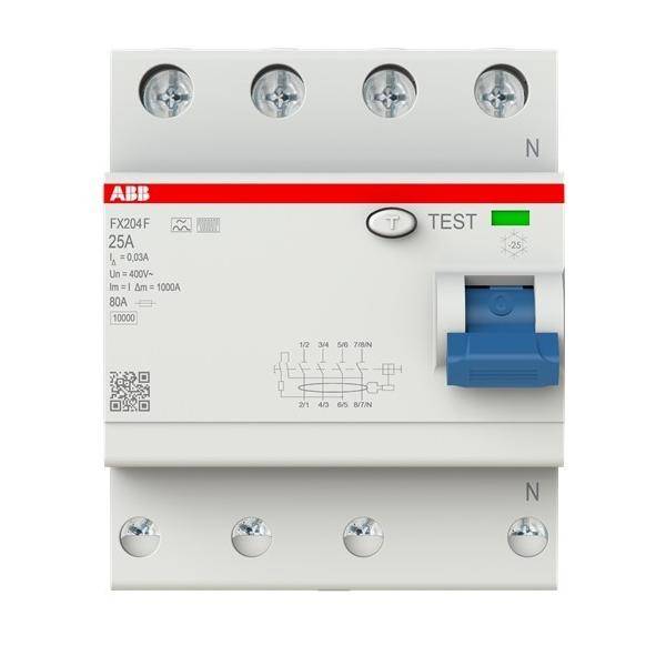 ABB Stotz S&J Fehlerstrom-Schutzschalter FX204 F-25/0.03
