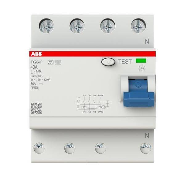 ABB Stotz S&J Fehlerstrom-Schutzschalter FX204 F-40/0.03