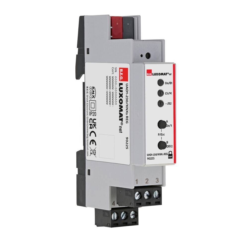 BEG Brück Electronic Reiheneinbaugerät UAD1-230/KNXs REG