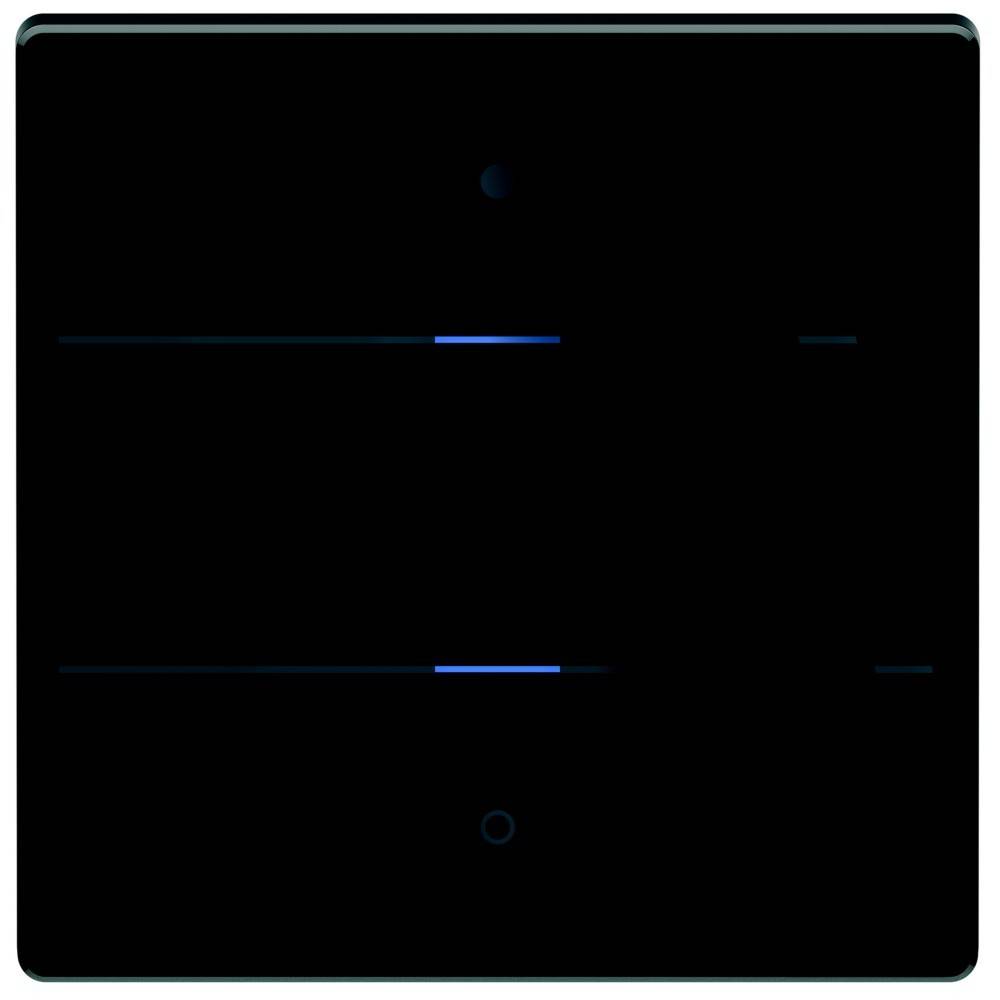 Theben Glas-Tastsensor iON 102 KNX G BK