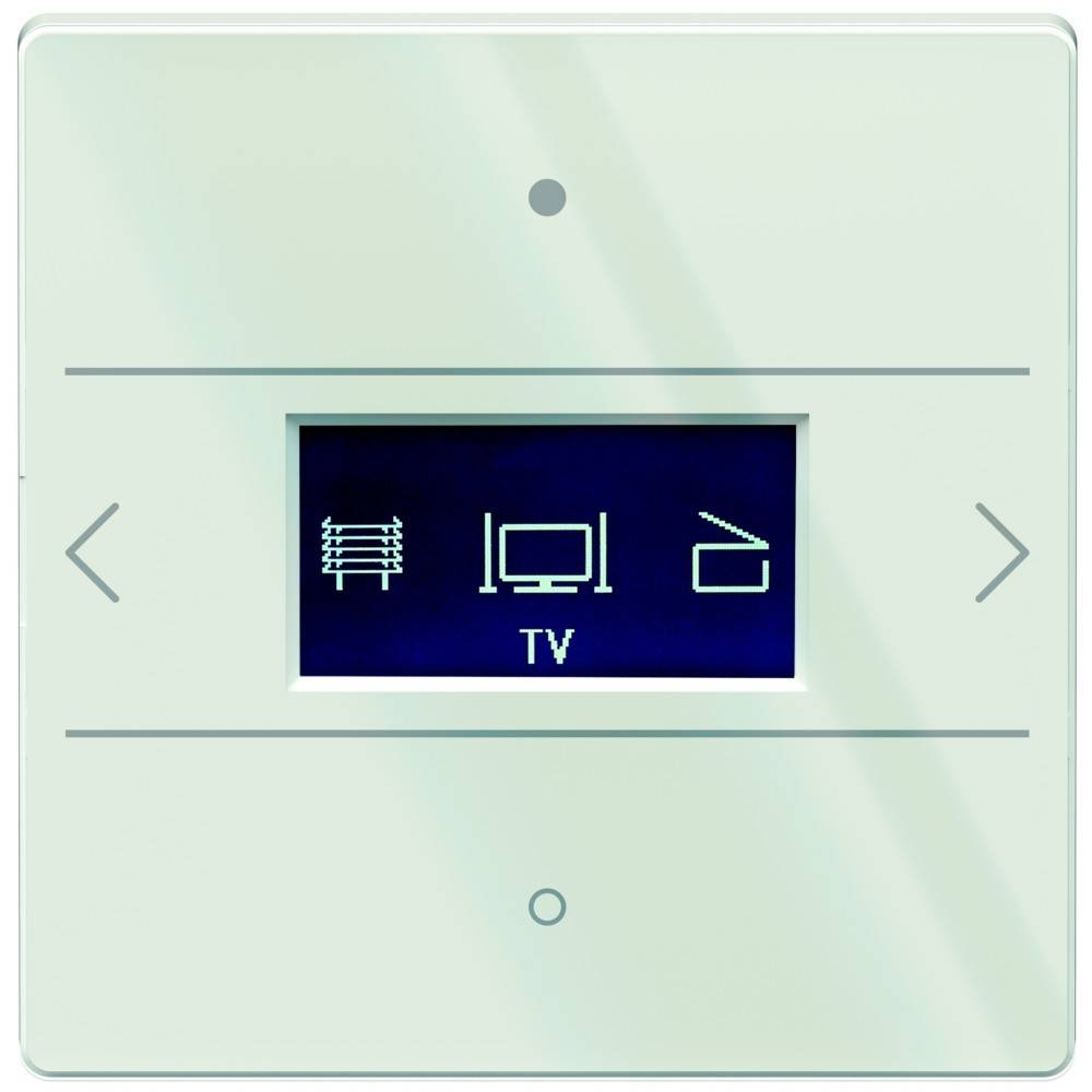 Theben Glas-Raumcontroller iON 108 KNX G WH