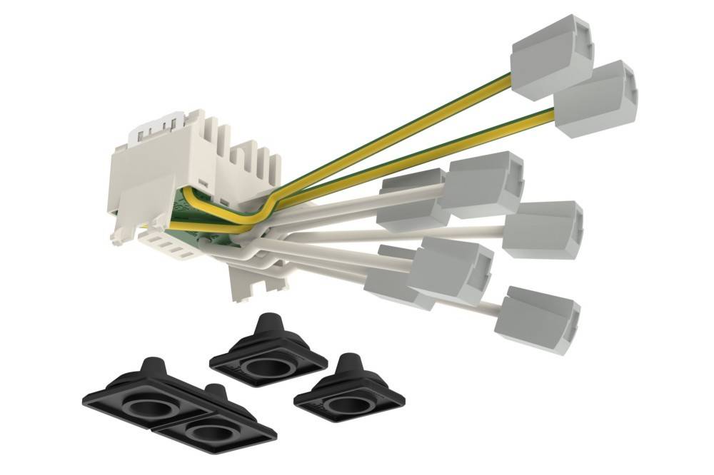 Ridi-Leuchten Netzeinspeiseteil, 6x VL2NE-6F-SW