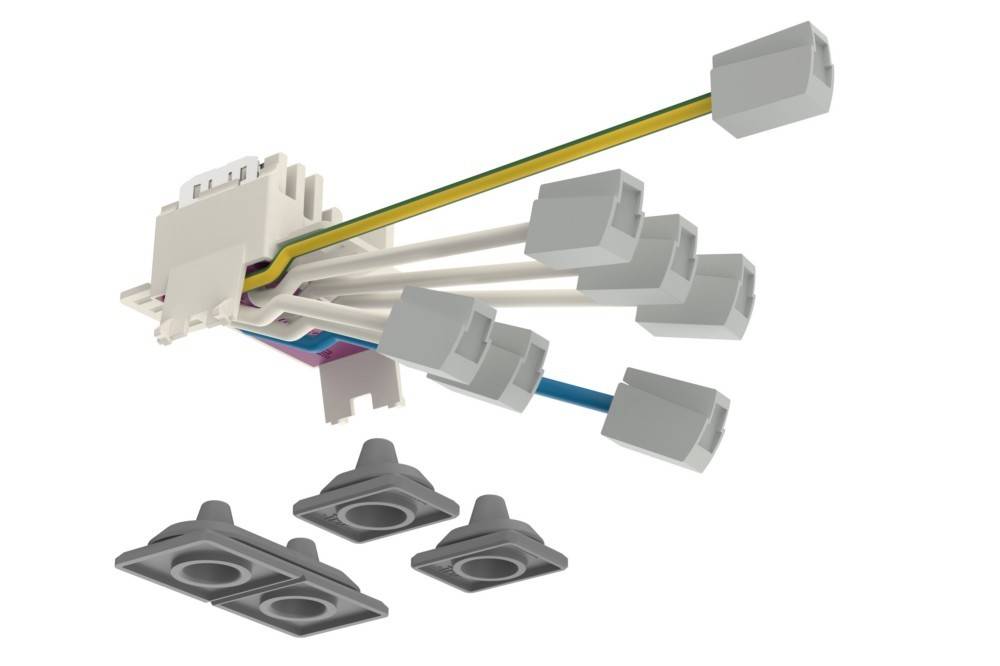 Ridi-Leuchten Netzeinspeiseteil, 7x VL2NE-7F-SI