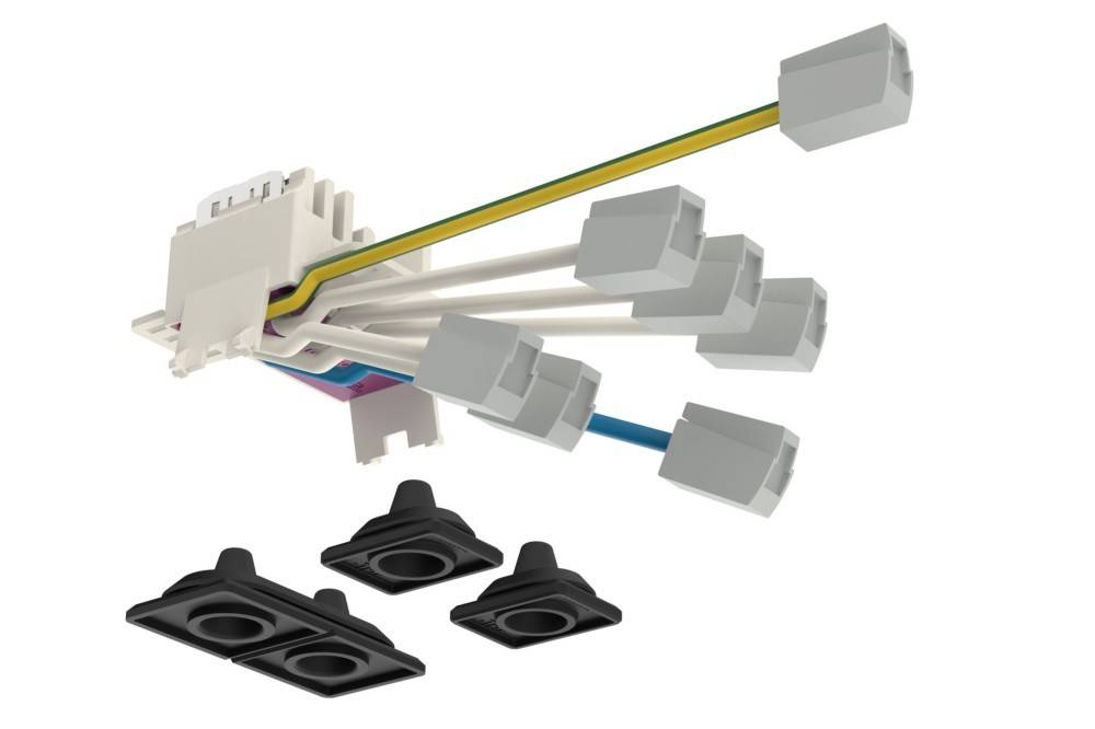 Ridi-Leuchten Netzeinspeiseteil, 7x VL2NE-7F-SW