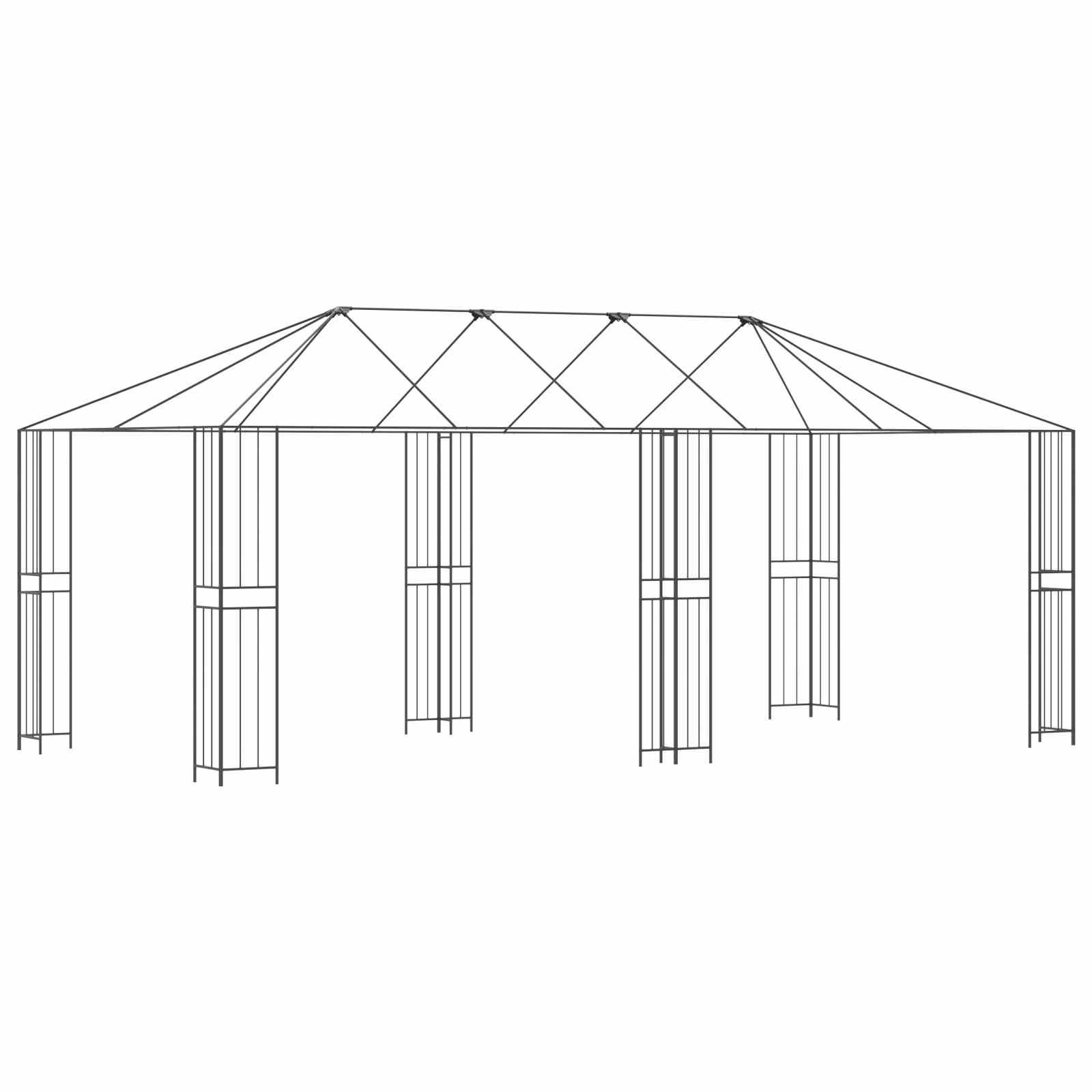 vidaXL 6 x 3 m Stahl