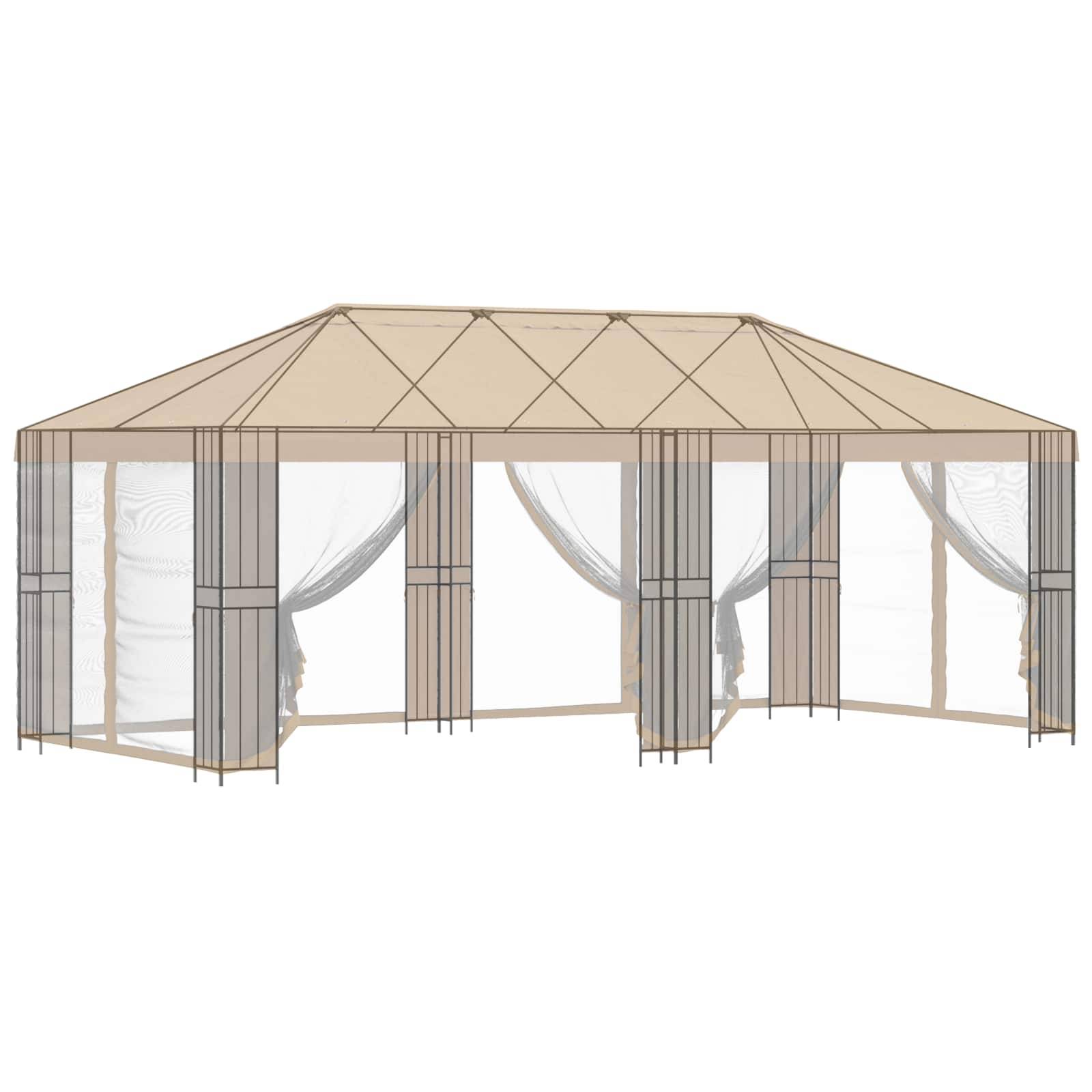 vidaXL 6 x 3 m Stahl