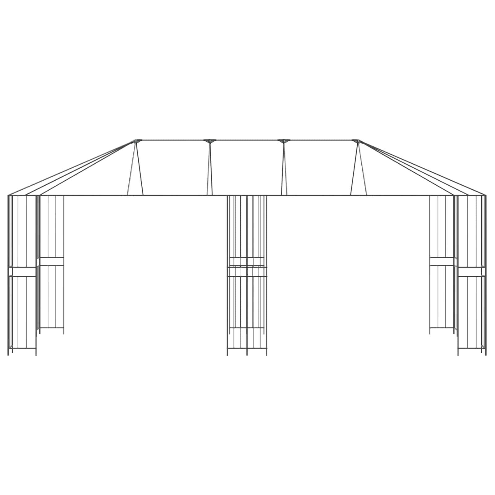 vidaXL 6 x 3 m Stahl