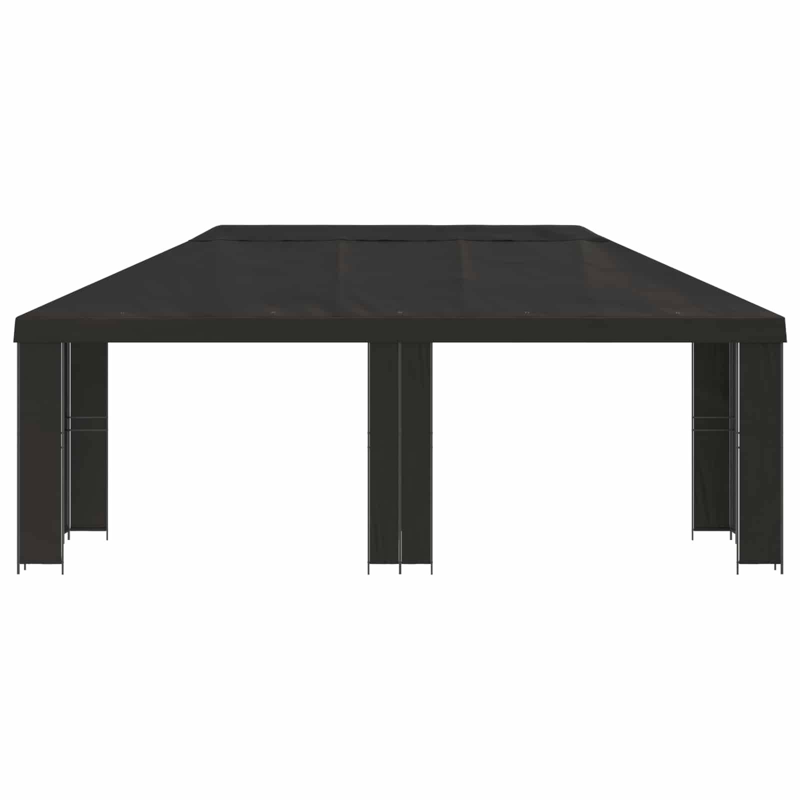 vidaXL Garten Pavillon 6 x 3 m Anthrazit Polyester und Stahl 190