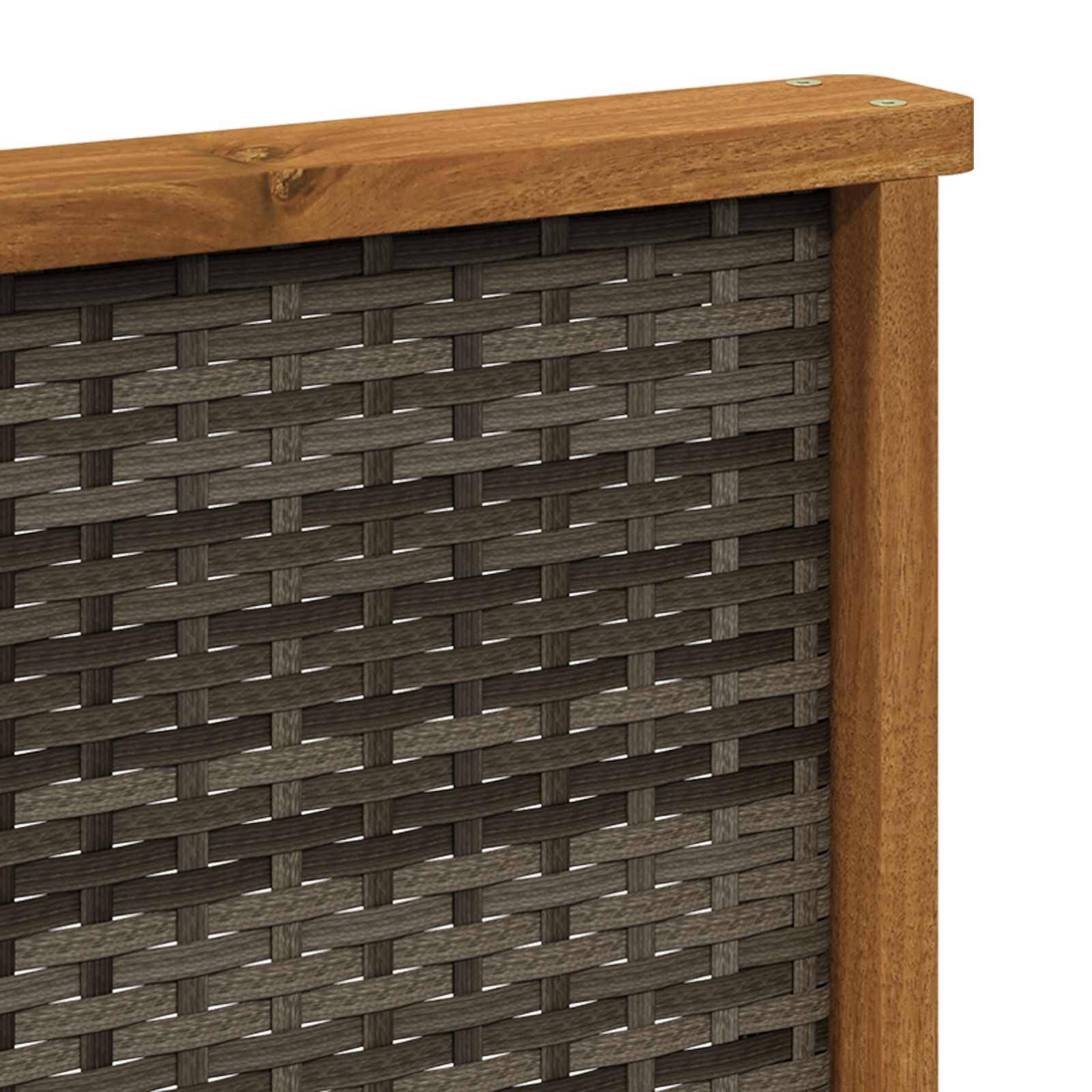 vidaXL Outdoor-Sofagarnitur mit Kissen 4 pcs Natur und Beige