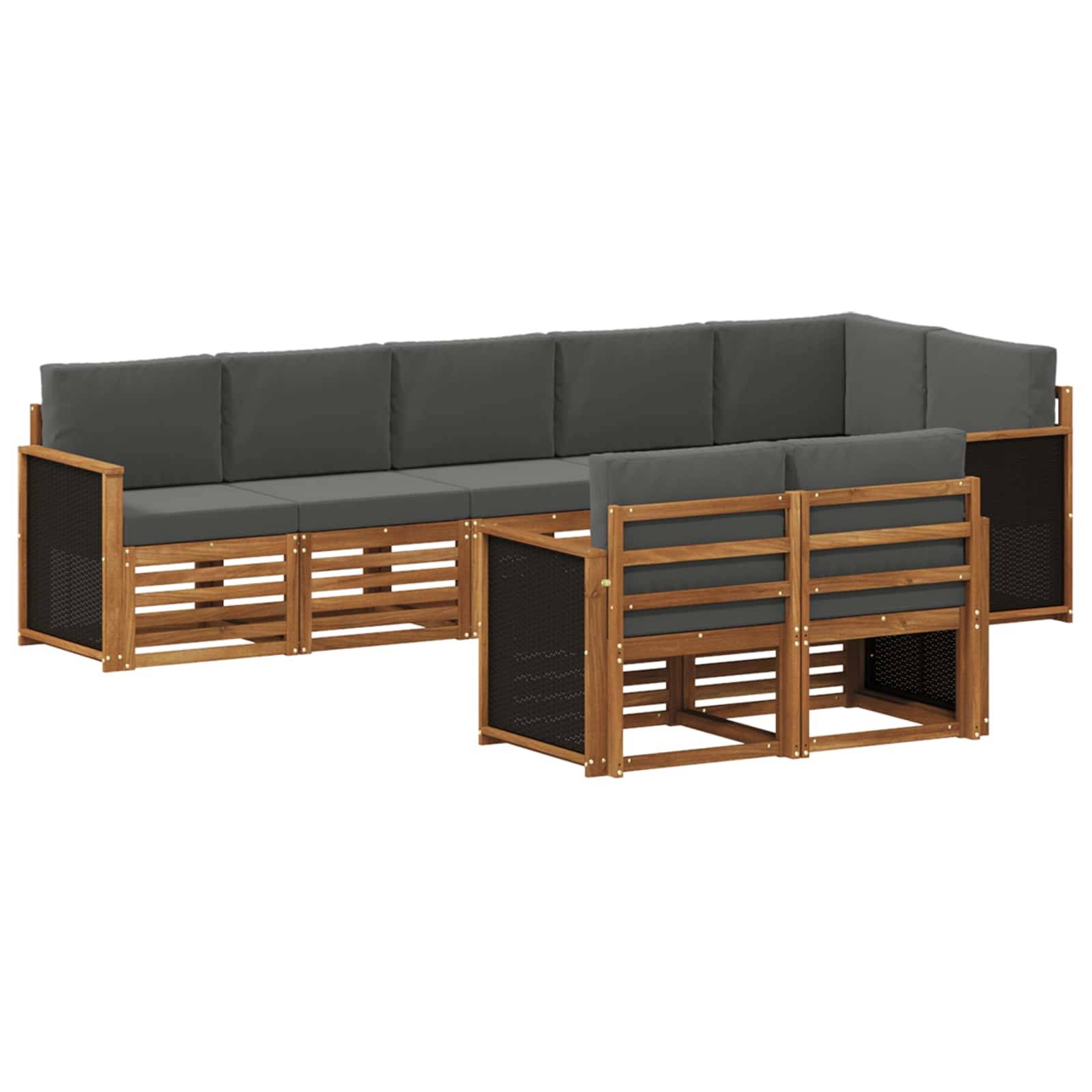 vidaXL Sofagarnituren Massivholz Akazie