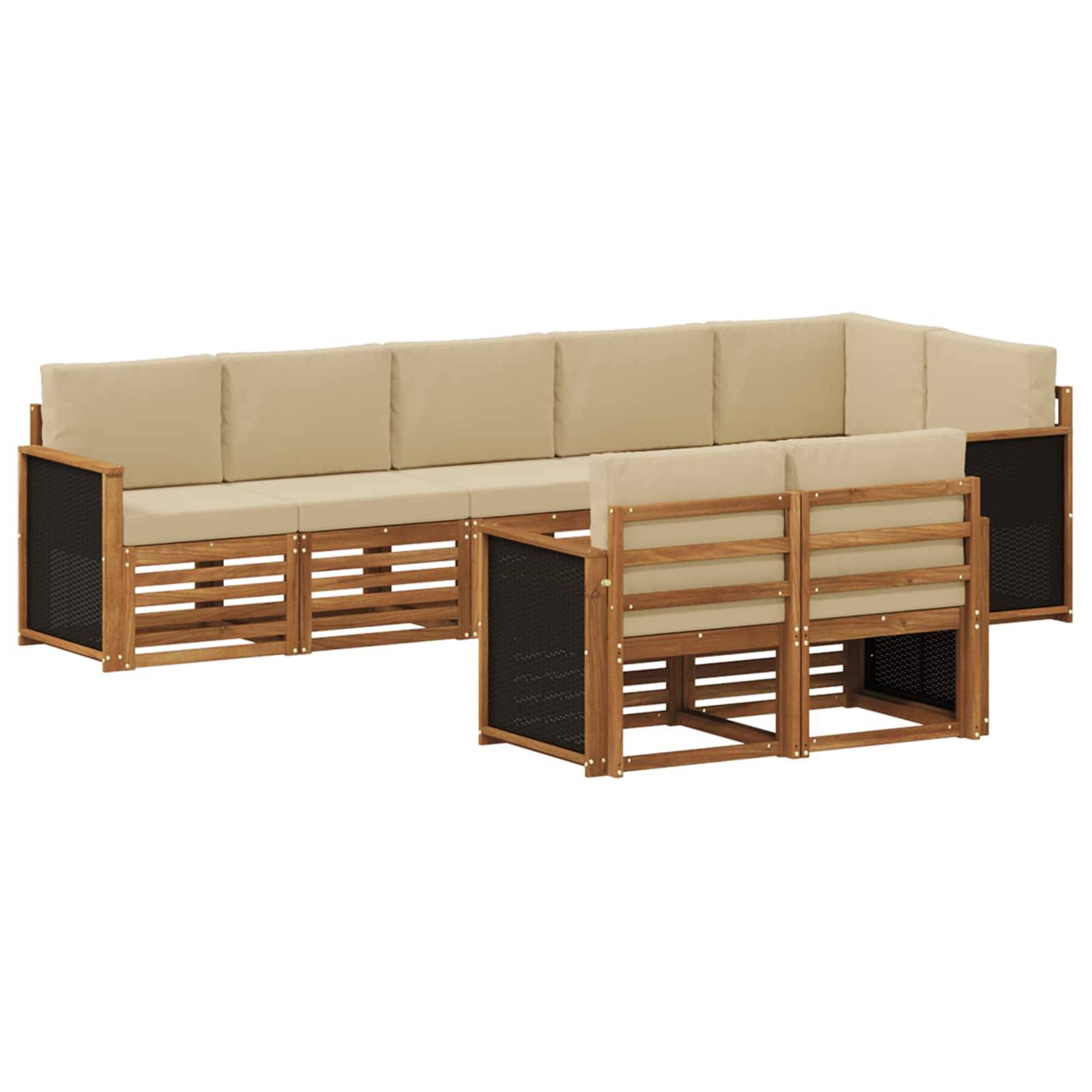 vidaXL Sofagarnituren Massivholz Akazie