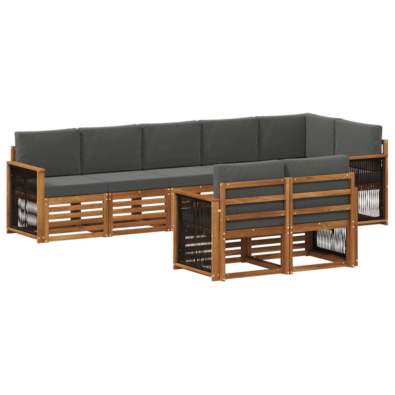 vidaXL Sofagarnituren Massivholz Akazie