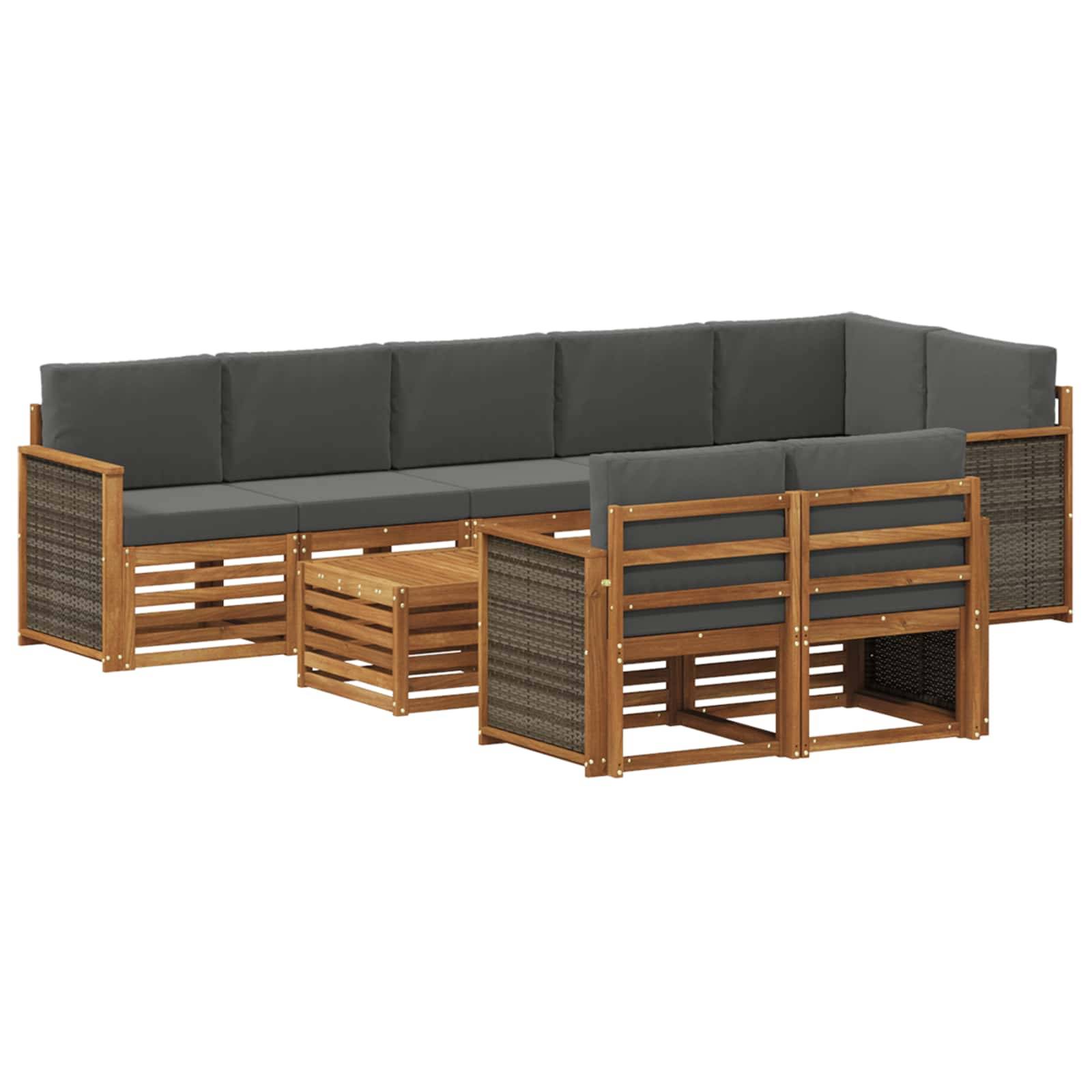 vidaXL Sofagarnituren Massivholz Akazie