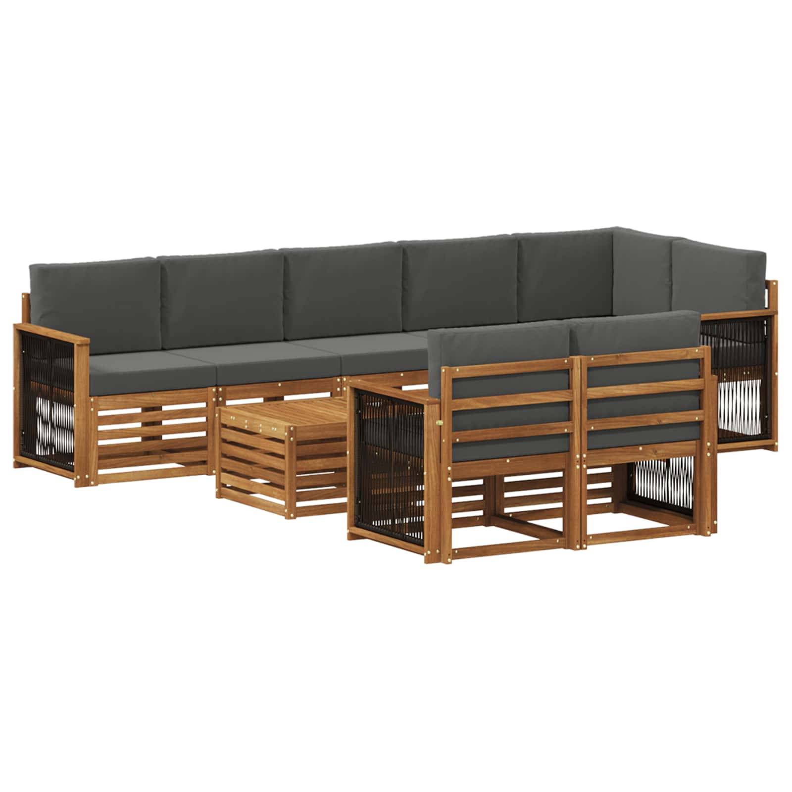 vidaXL Sofagarnituren Massivholz Akazie