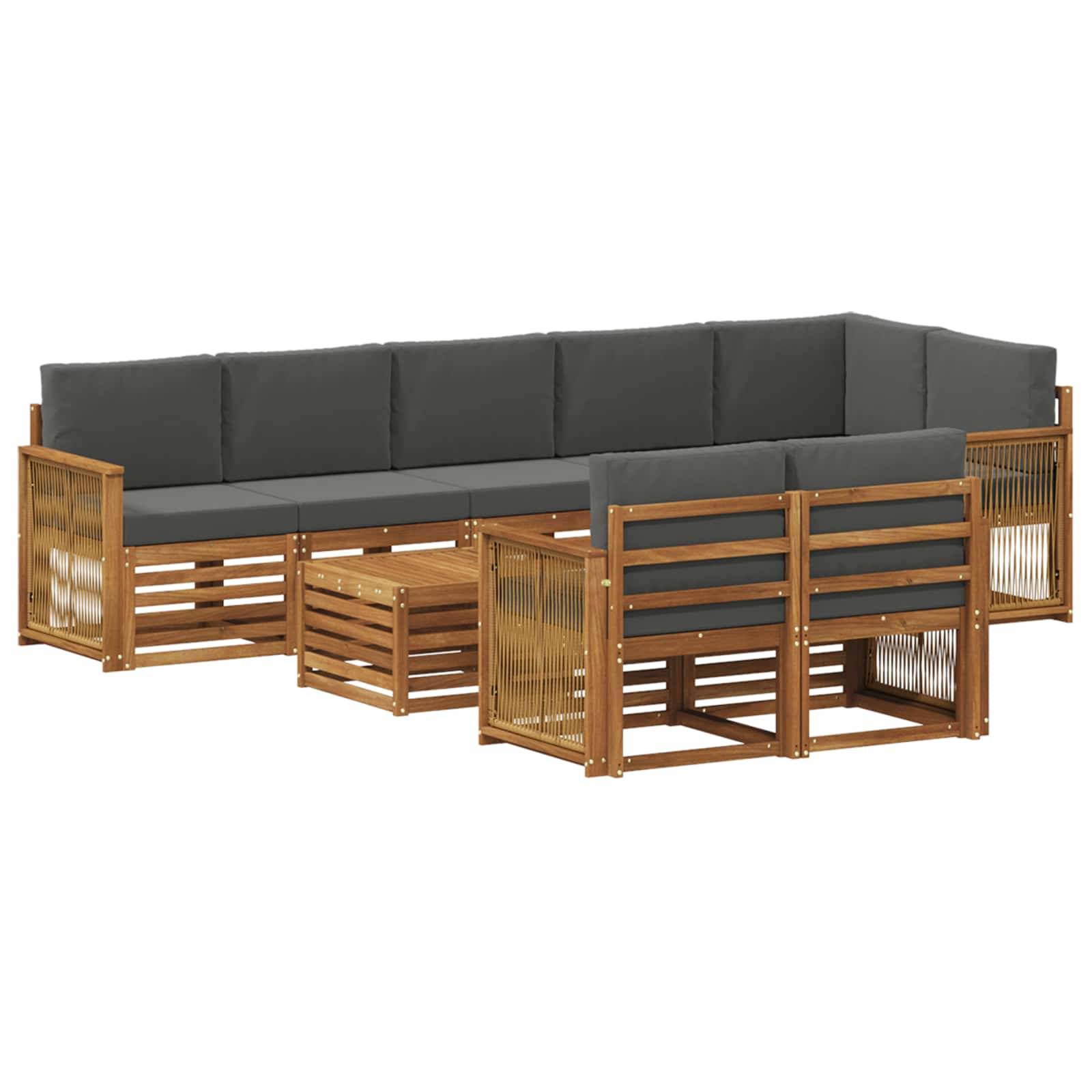 vidaXL Sofagarnituren Massivholz Akazie