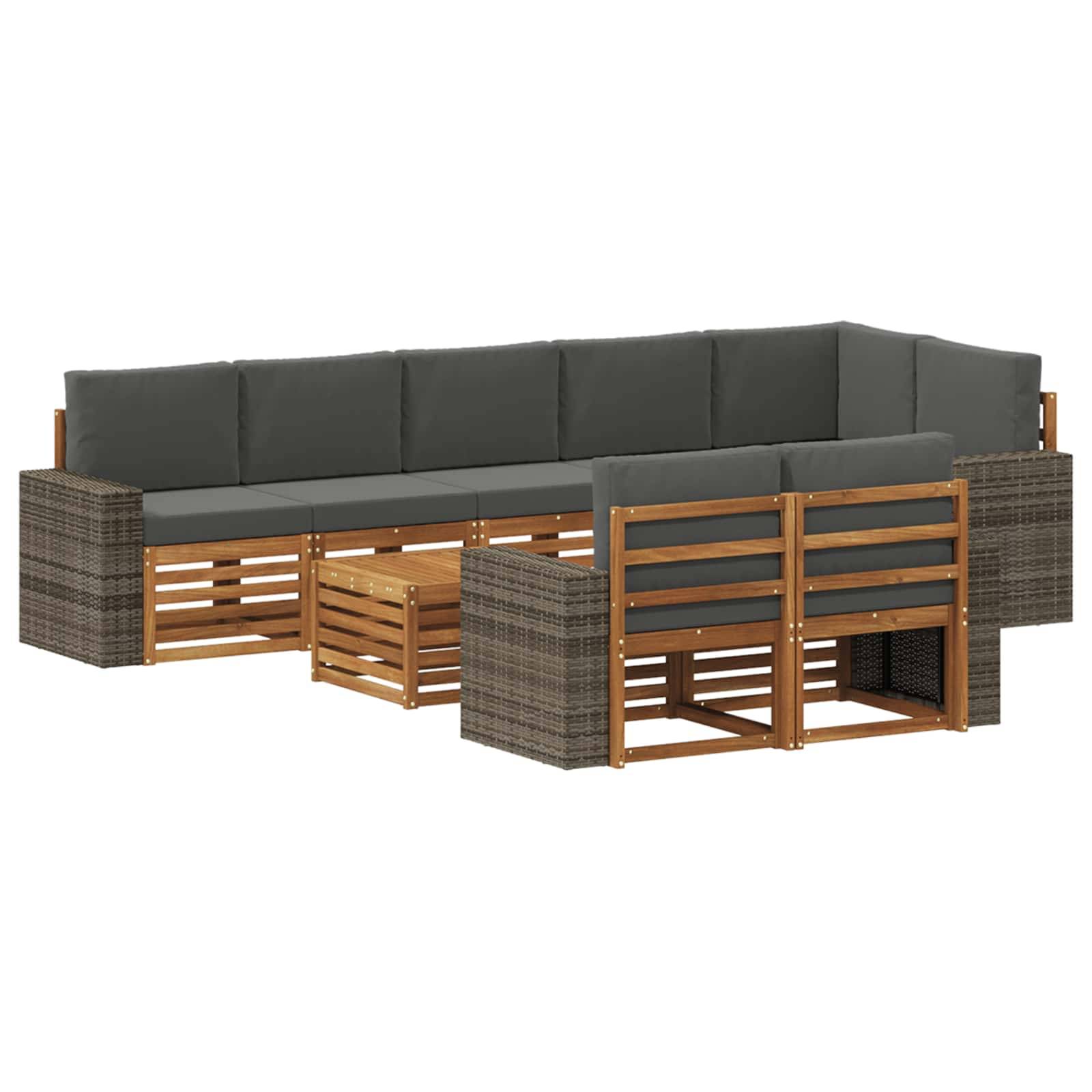 vidaXL Sofagarnituren Massivholz Akazie