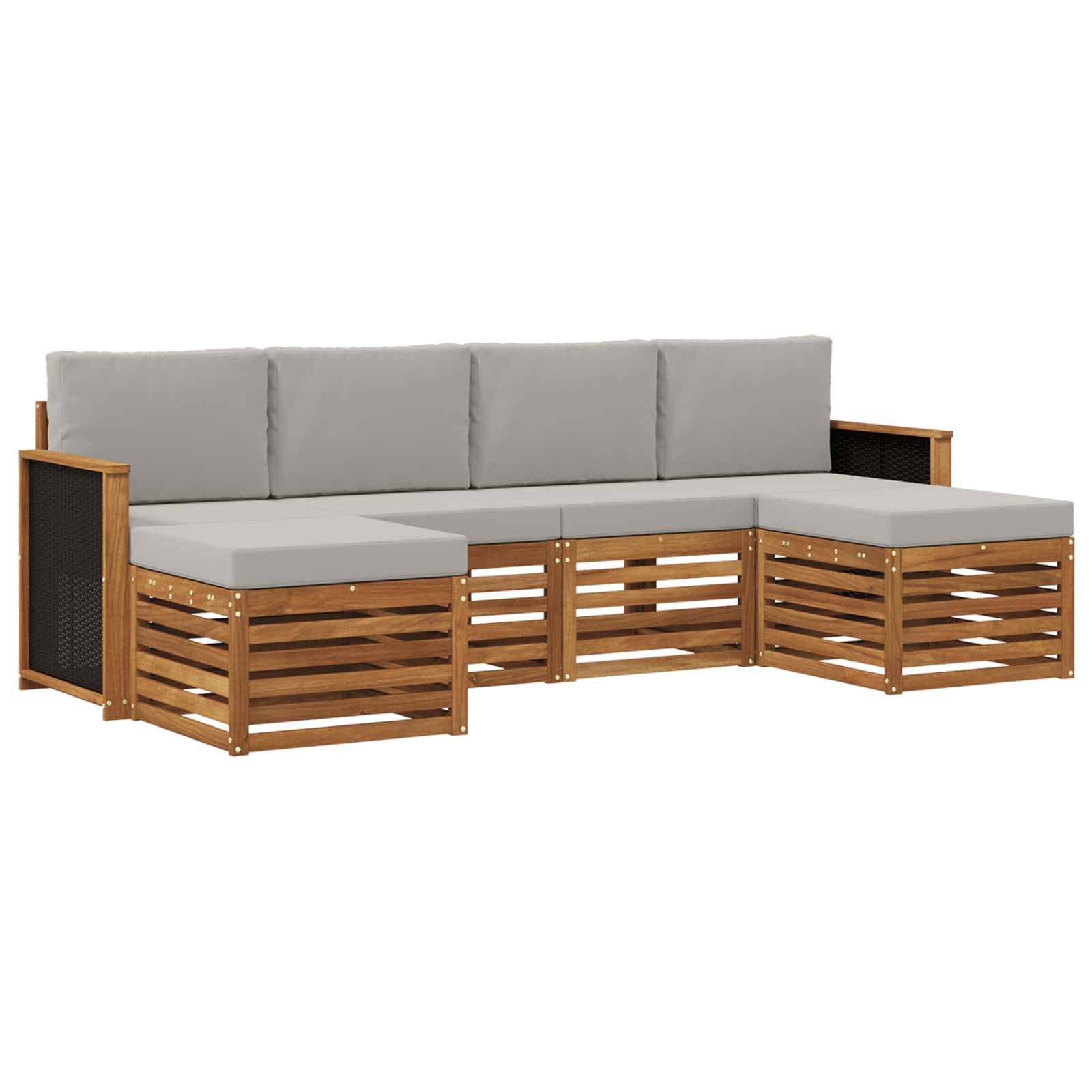 vidaXL Sofagarnituren Massivholz Akazie