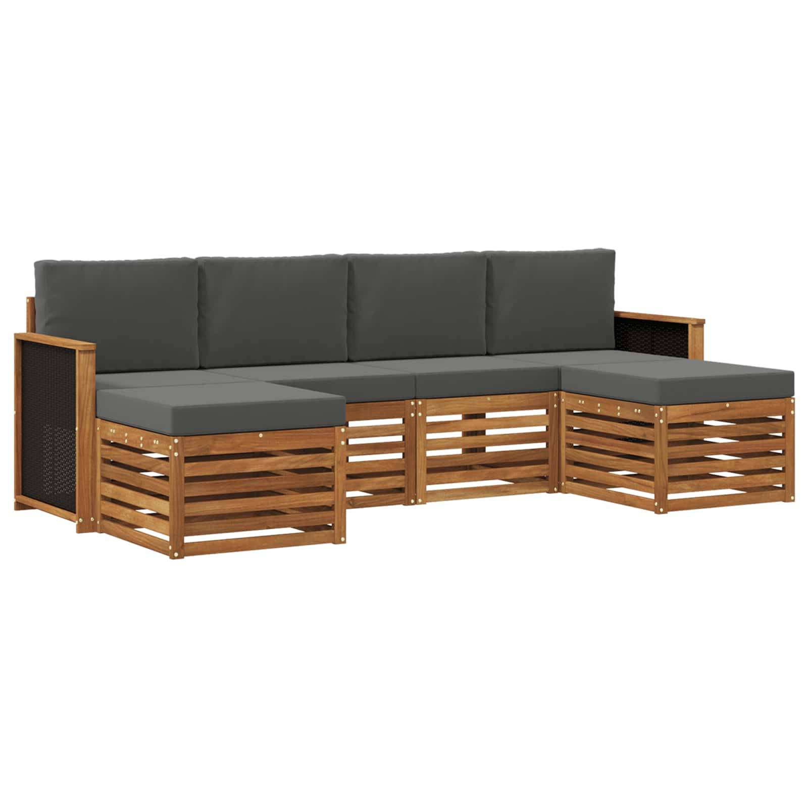 vidaXL Sofagarnituren Massivholz Akazie