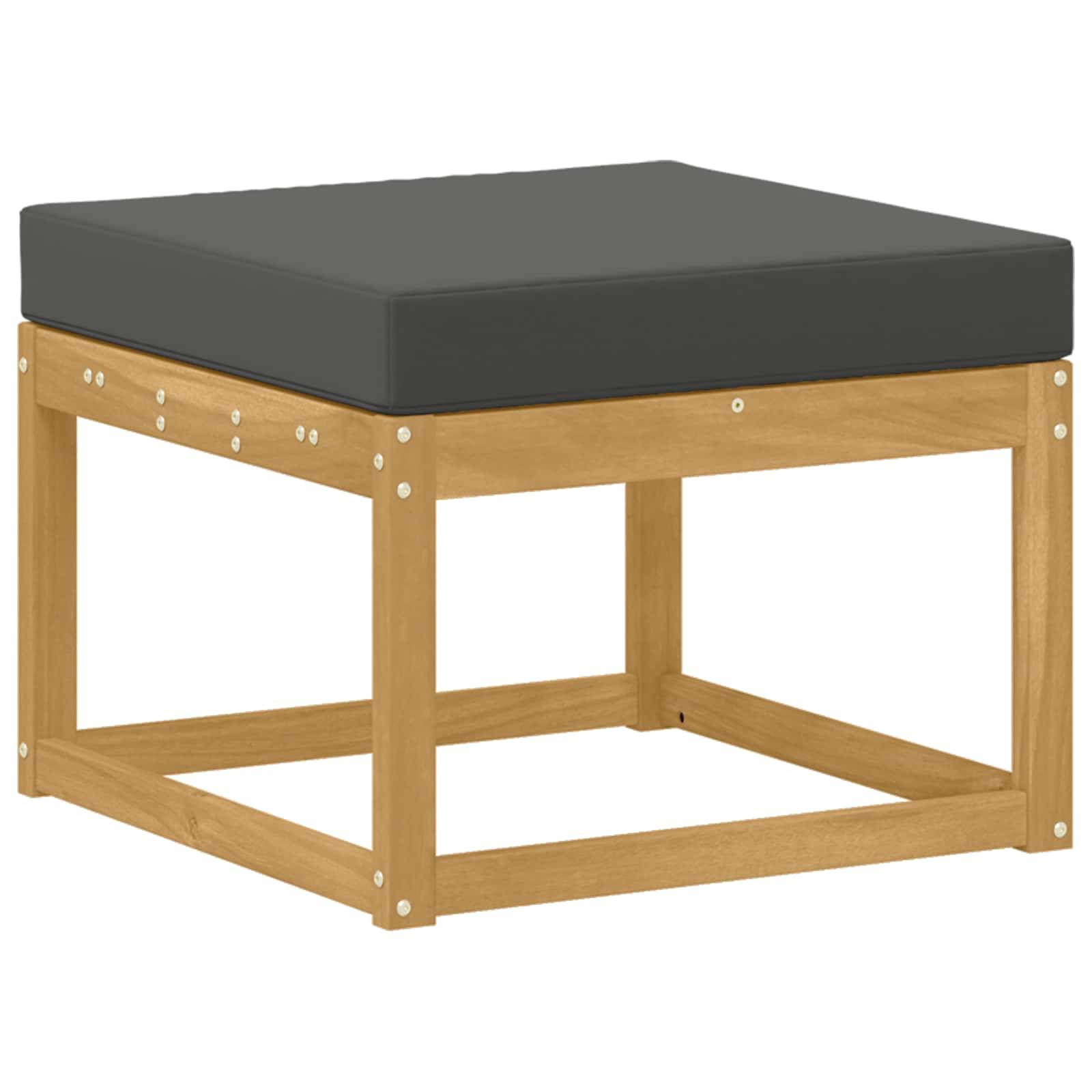 vidaXL Outdoor-Sofagarnitur mit Kissen 5 pcs Weiß und Anthrazit