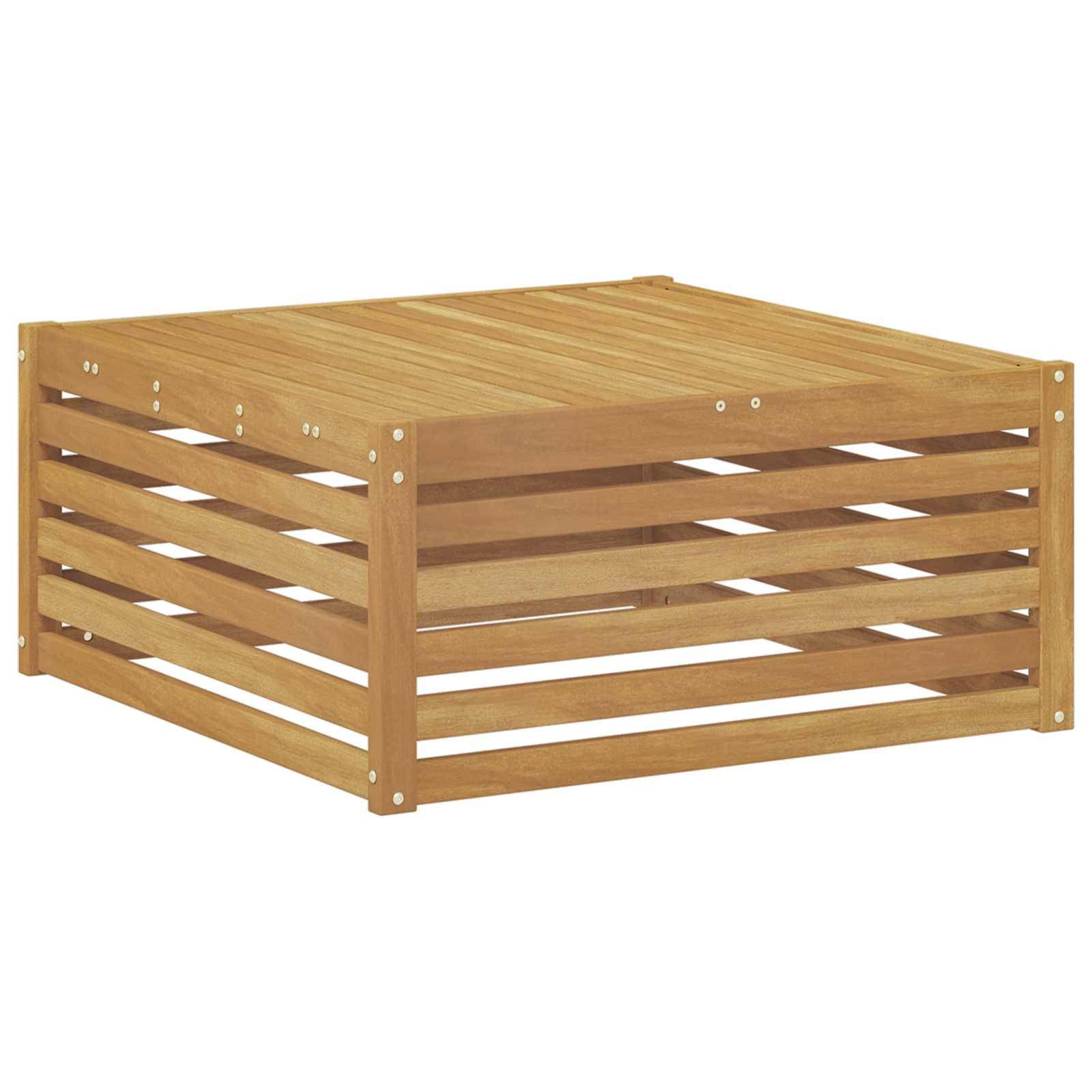 vidaXL Outdoor-Sofagarnitur 6 pcs Weiß und Creme
