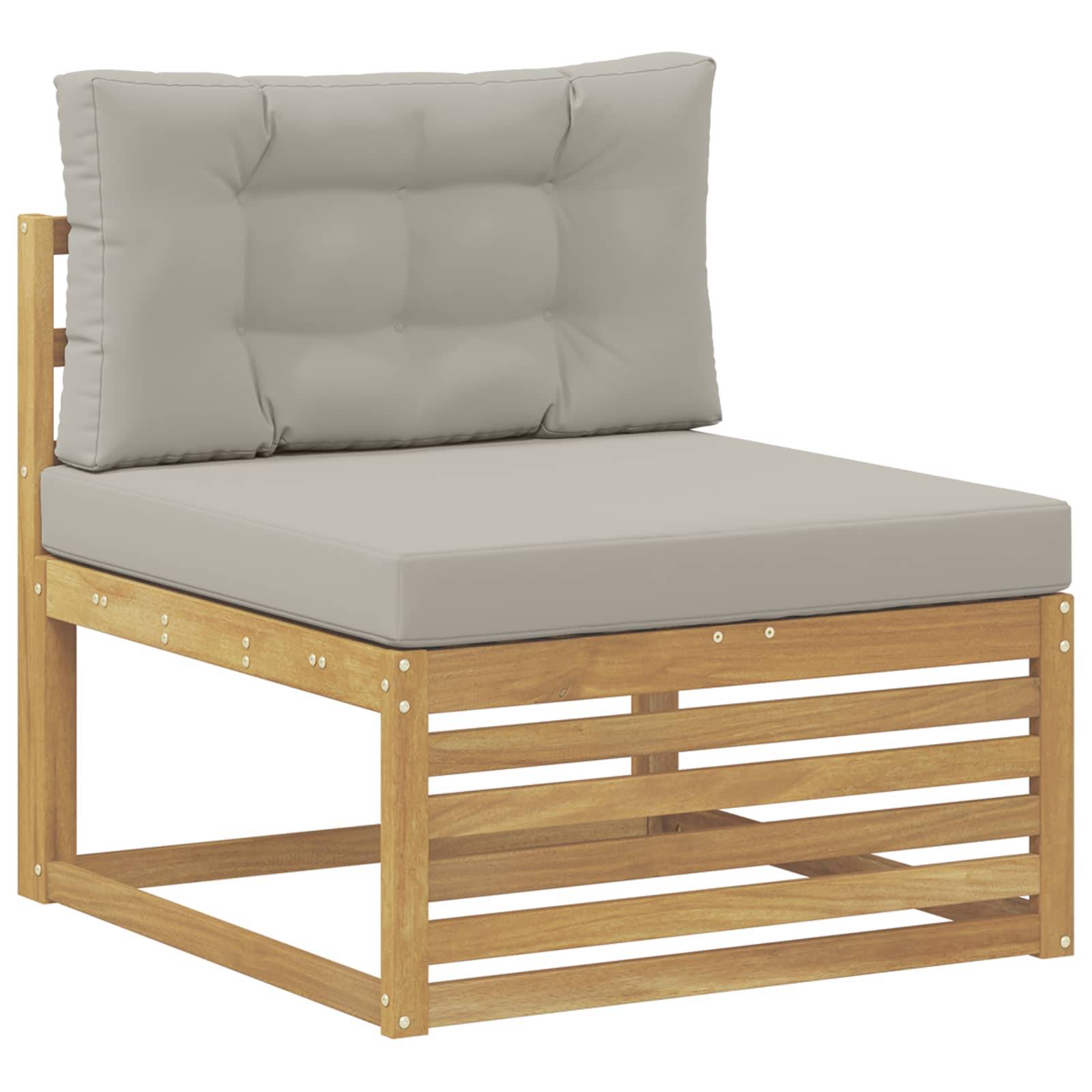vidaXL Outdoor-Sofagarnitur mit Kissen 5 pcs