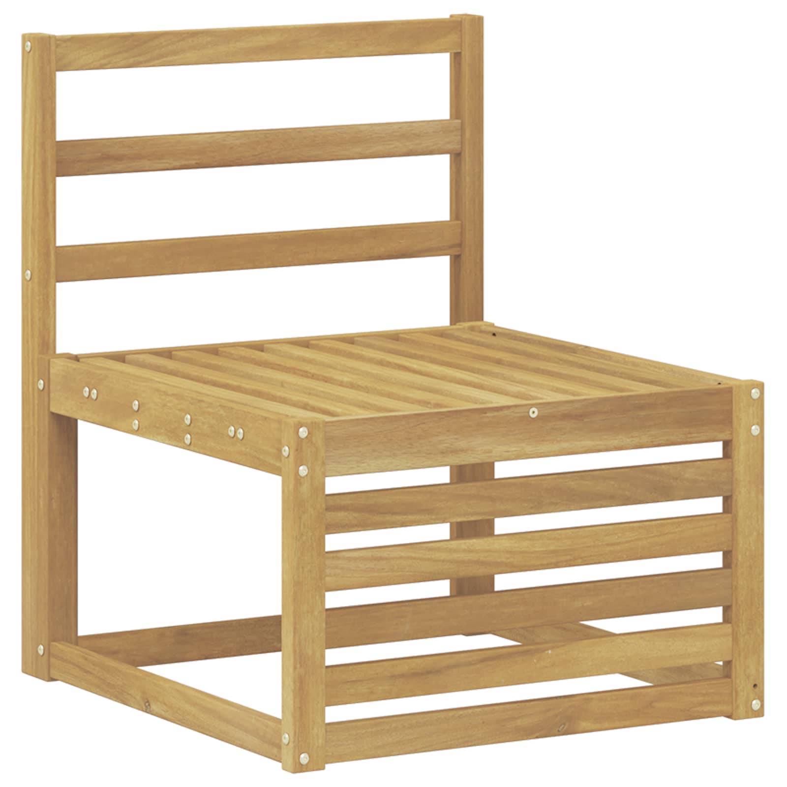 vidaXL Outdoor-Sofagarnitur 9 pcs Weiß 59 x 59 x 37 cm