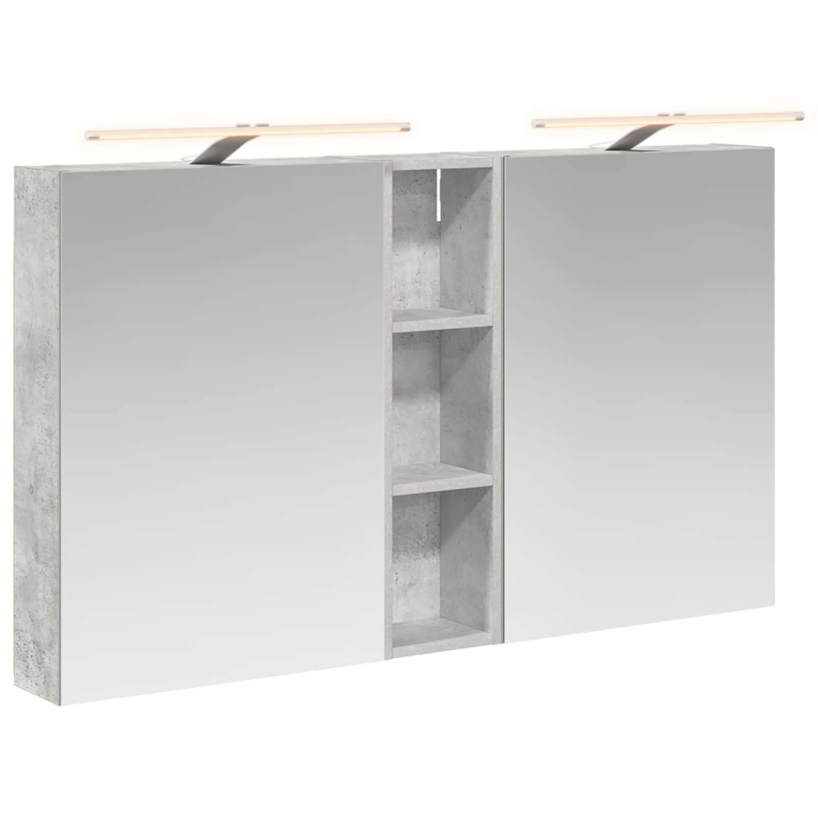 vidaXL Badezimmerschrank-Set 3 pcs 120 x 14,5 x 70 cm Holzwerkstoff