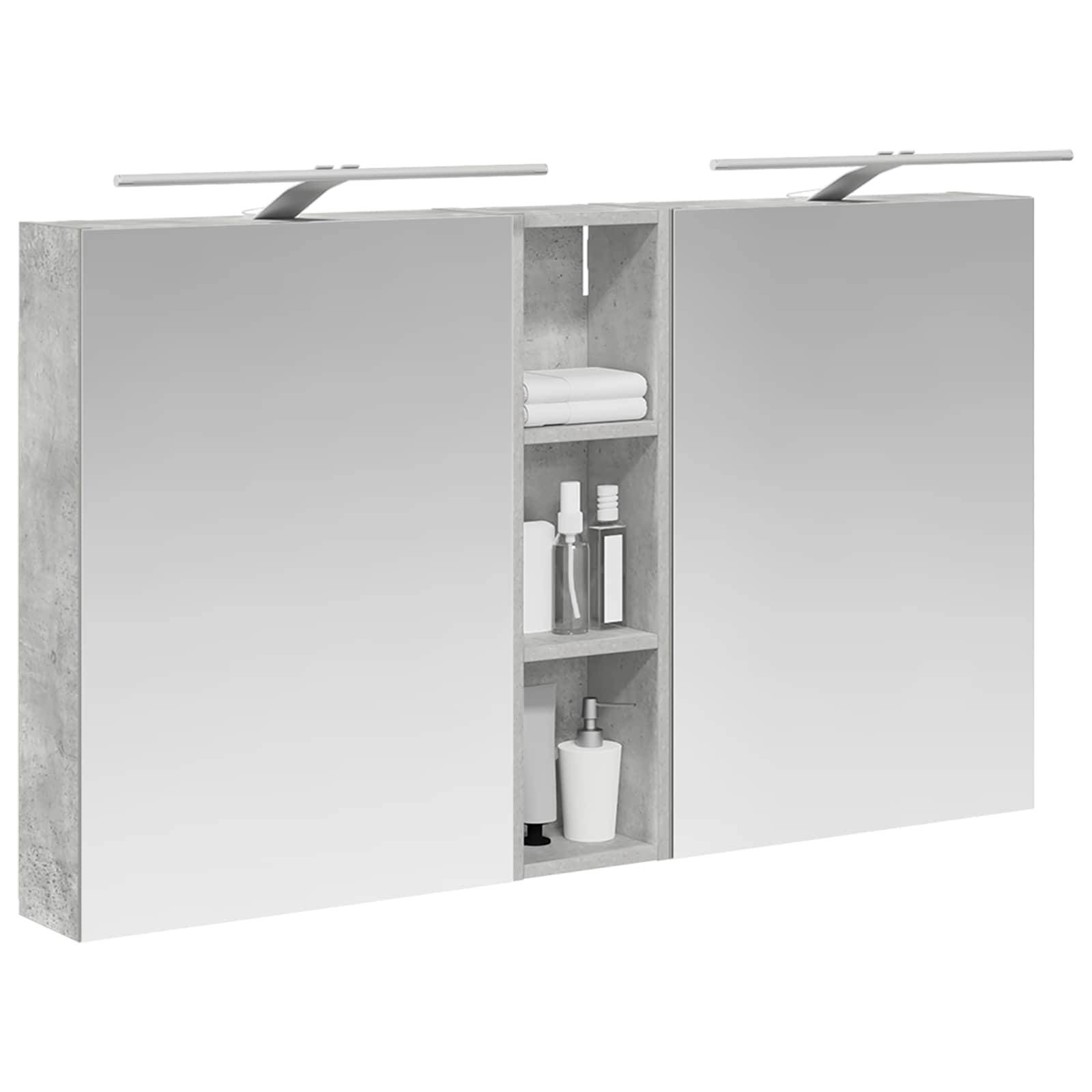 vidaXL Badezimmerschrank-Set 3 pcs 120 x 14,5 x 70 cm Holzwerkstoff