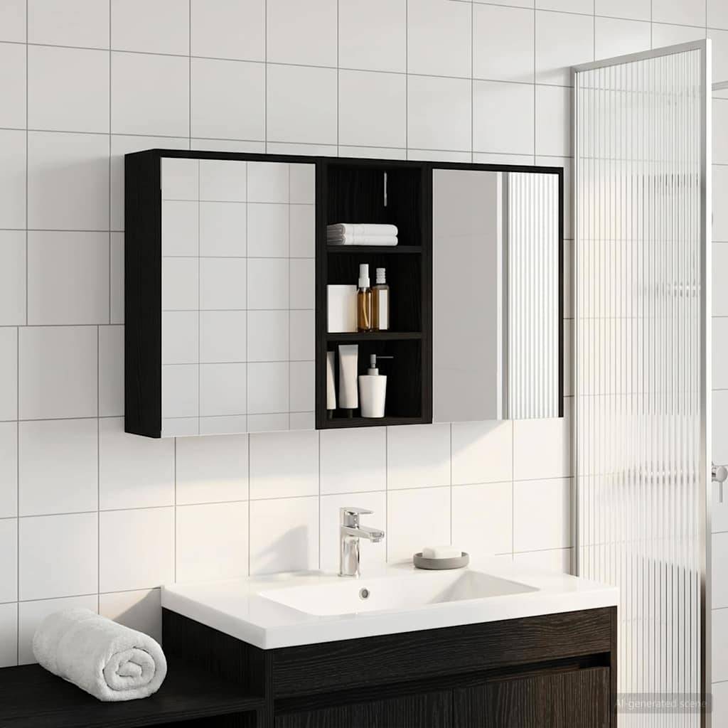 vidaXL Badezimmerschrank-Set 3 pcs 116 x 16 x 62,5 cm Holzwerkstoff