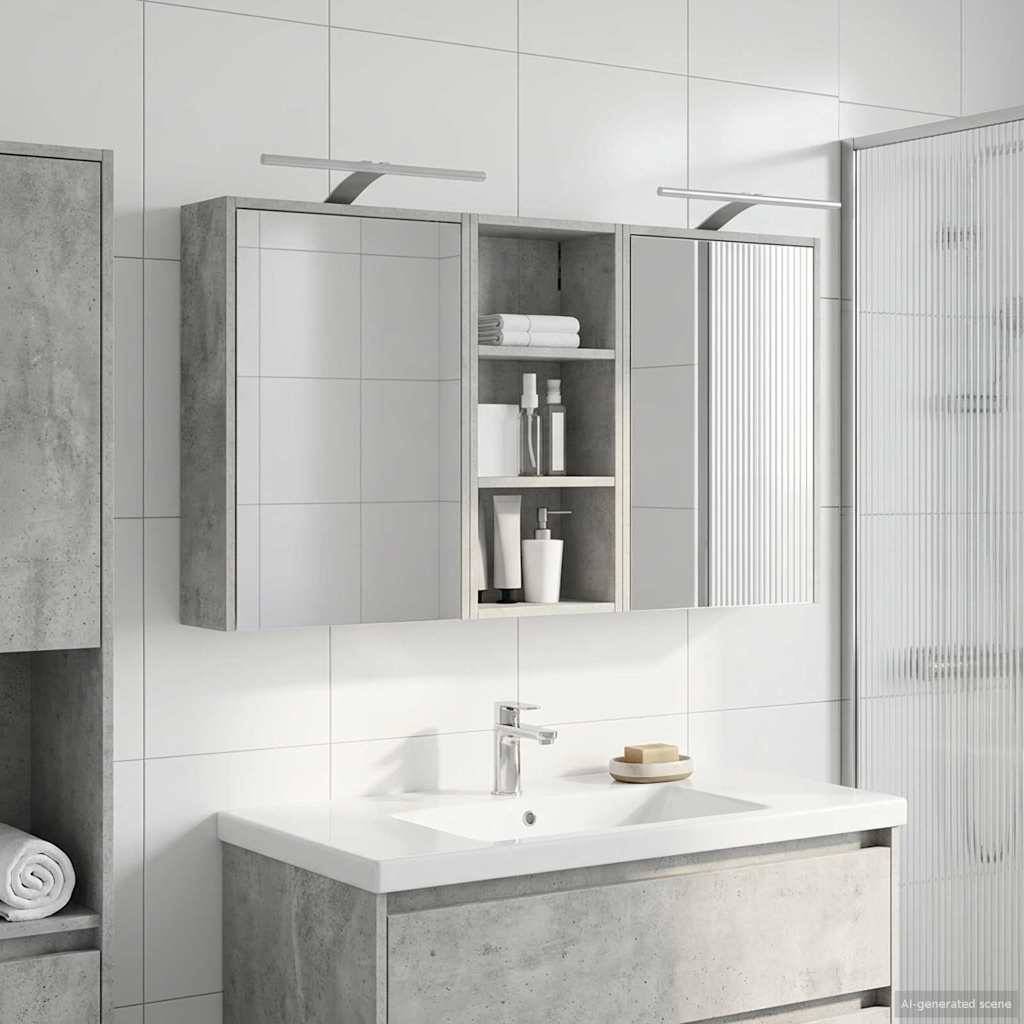 vidaXL Badezimmerschrank-Set 3 pcs 116 x 16 x 62,5 cm Holzwerkstoff