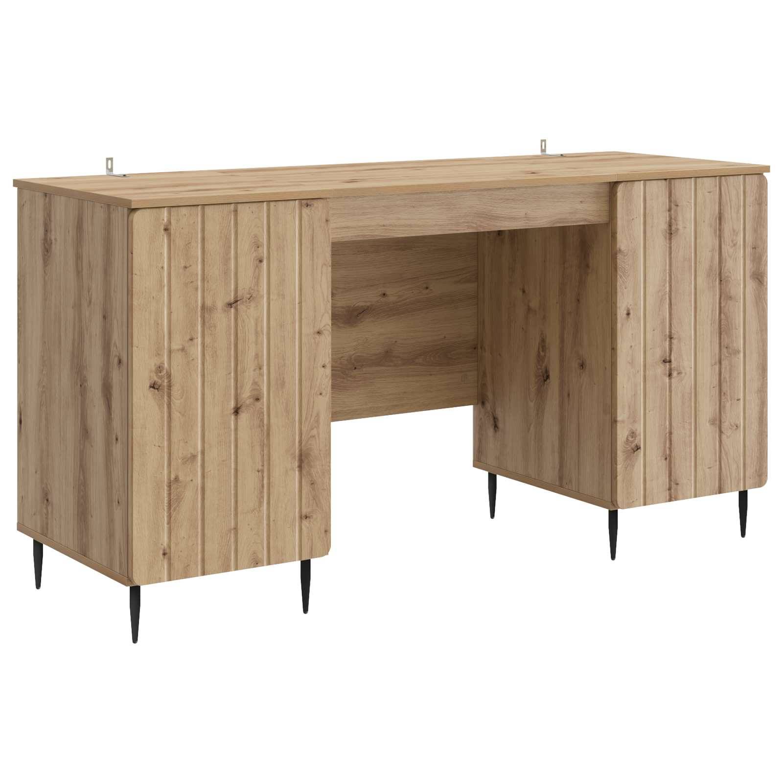 vidaXL Schreibtisch Artisan-Eiche Holzwerkstoff 142,5 x 50 x 75 cm