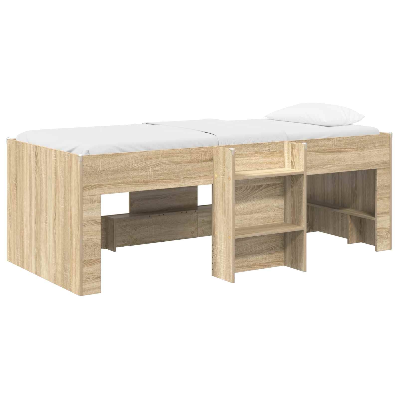 vidaXL Hochbett für Kinder 2 pcs Sonoma 203 x 101,1 x 68,5 cm