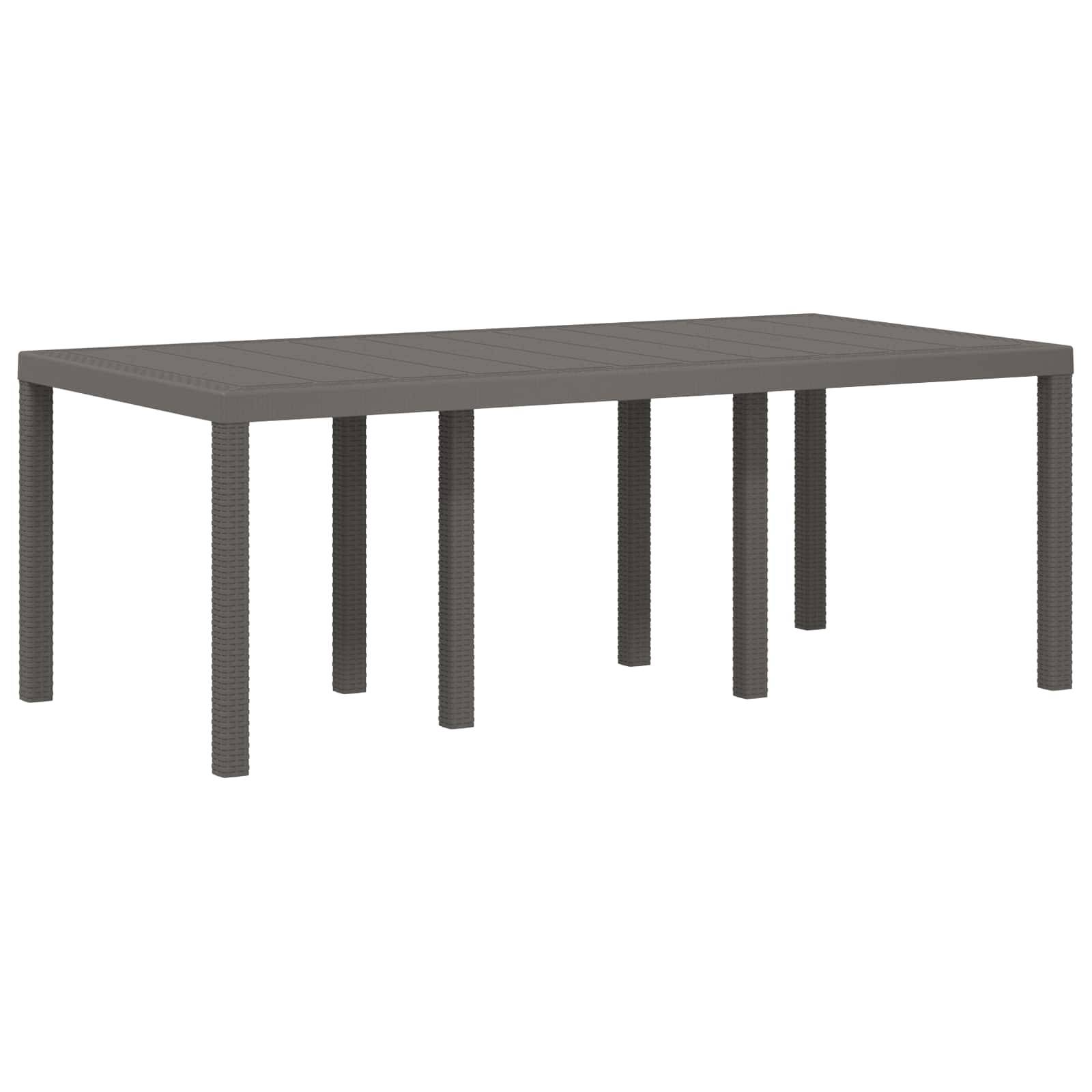vidaXL Garten Essgruppe mit Kissen 7 pcs Hellgrau und Creme PP