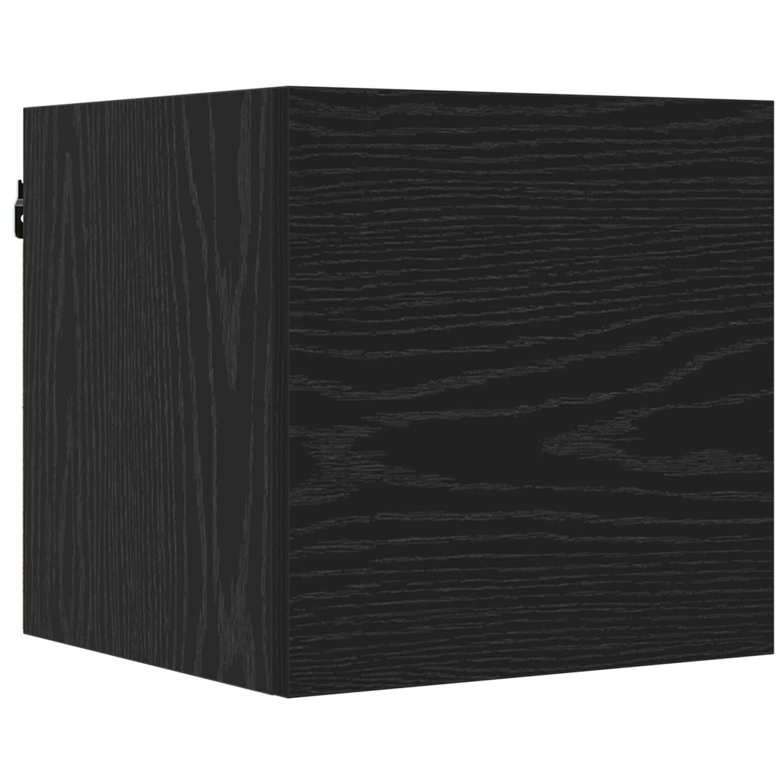 vidaXL TV-Schrankset 6 pcs 60 x 30 x 30 cm Schwarze Eiche