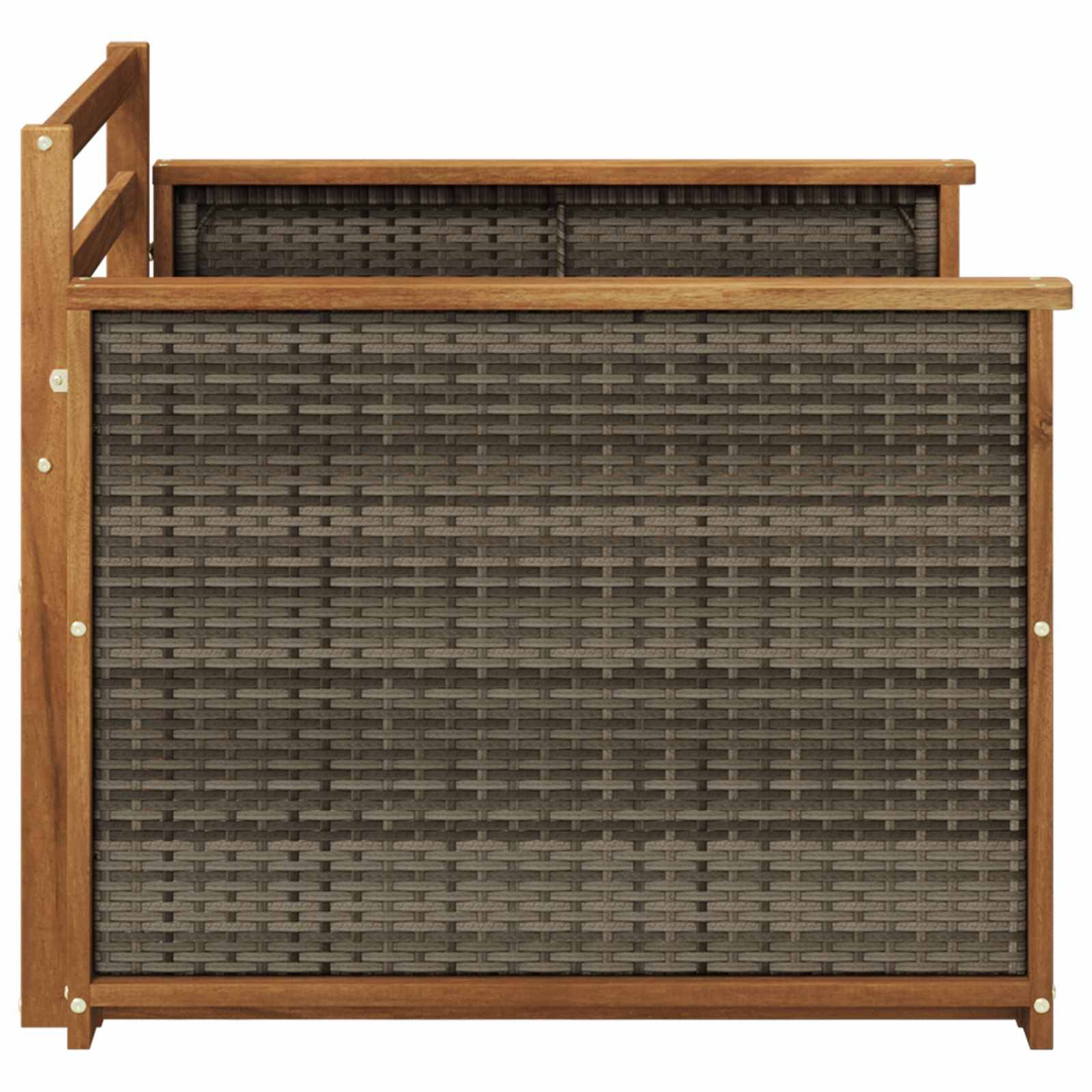 vidaXL Outdoor Mittelsofa Massivholz Akazie Natur