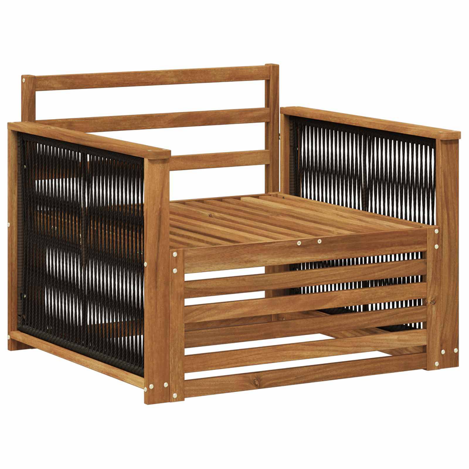 vidaXL Outdoor Mittelsofa Natur
