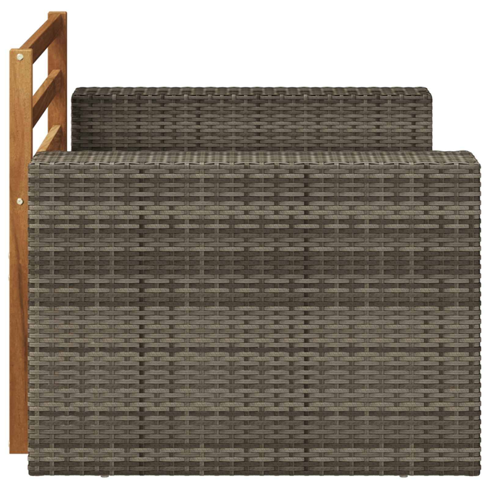 vidaXL Outdoor Mittelsofa Natur