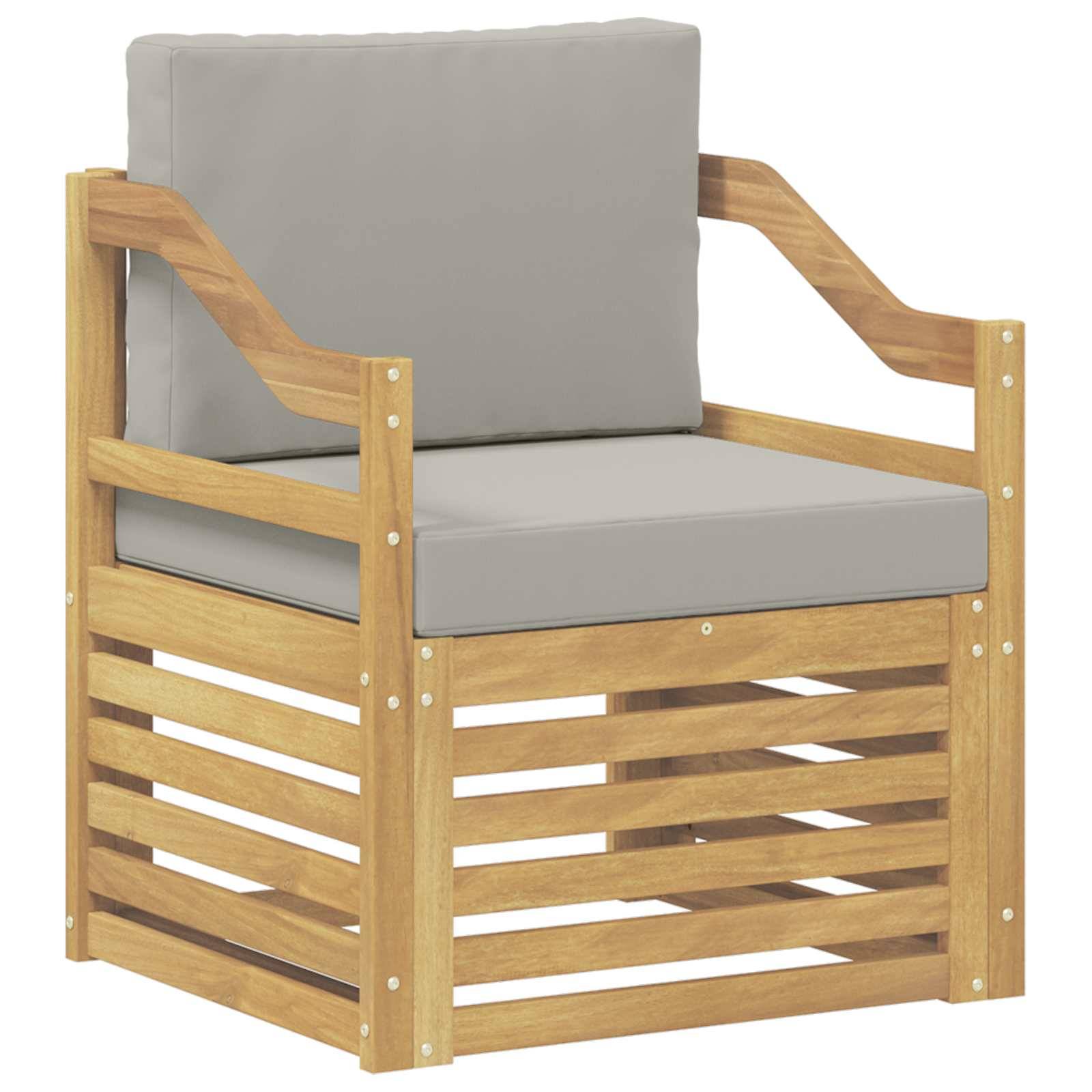 vidaXL Outdoor-Sofa Polyester Weiß