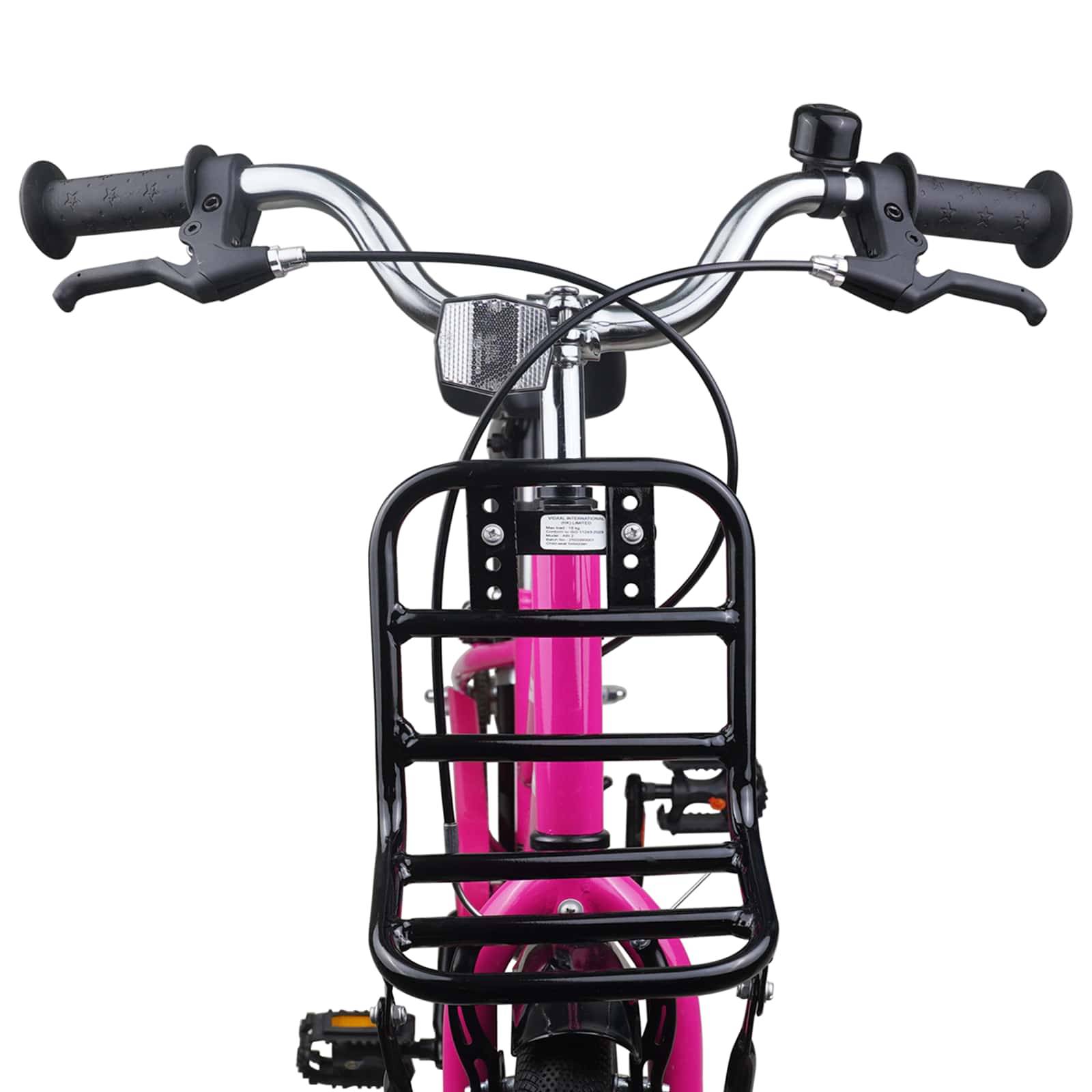 vidaXL Kinderfahrrad 20 Zoll für 6-11 Jahre alt Pink Schwarz