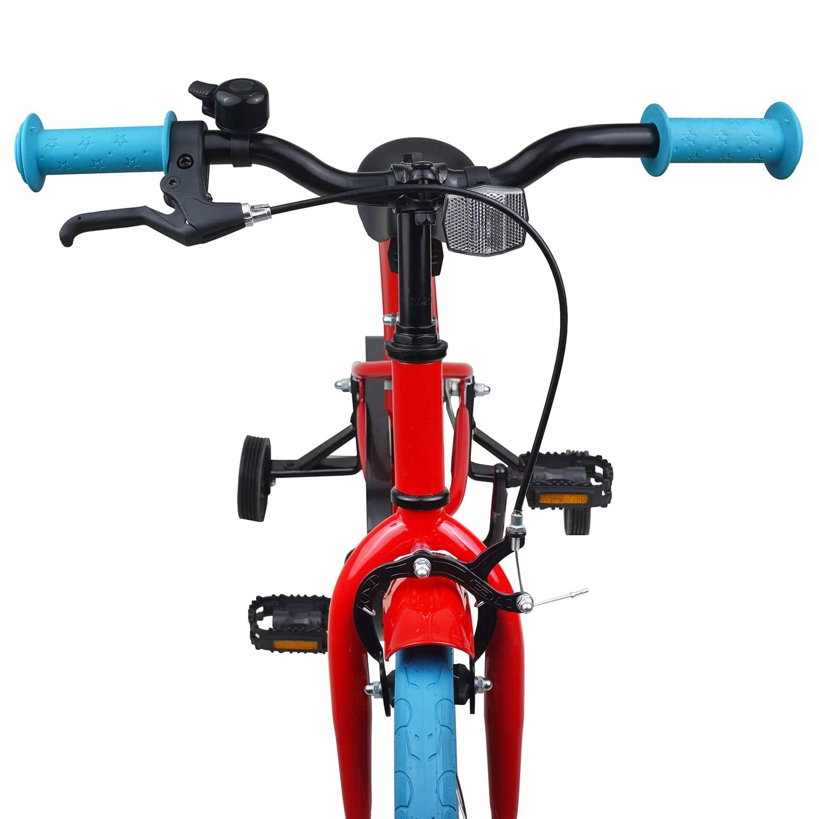 vidaXL Kinderfahrrad 16 Zoll für 4-6 Jahre alt Rot
