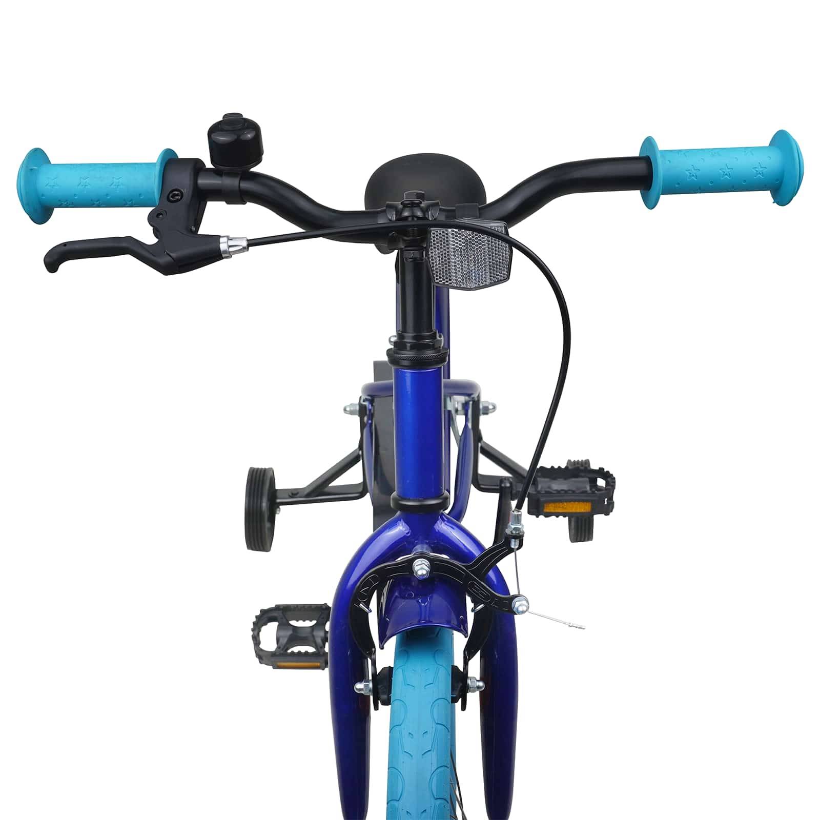 vidaXL Kinderfahrrad 16 Zoll für 4-6 Jahre alt Dunkelblau
