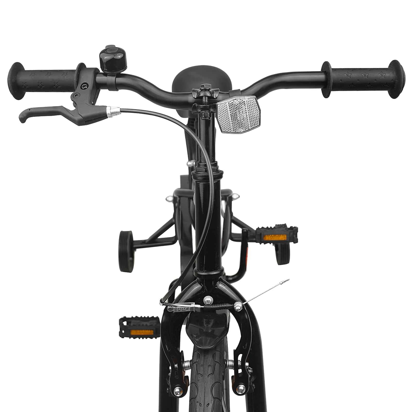 vidaXL Kinderfahrrad 16 Zoll für 4-6 Jahre alt Schwarz