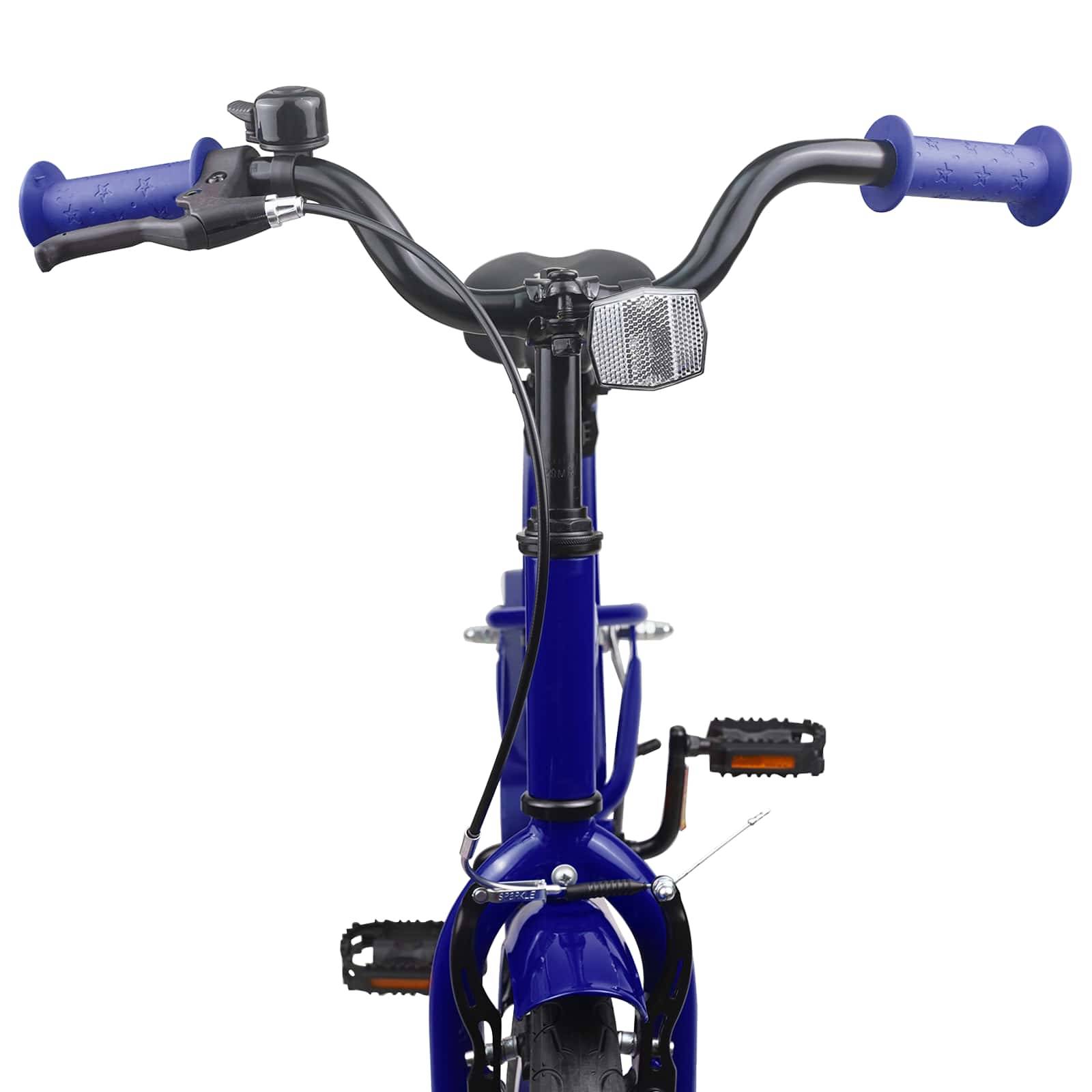 vidaXL Kinderfahrrad 18 Zoll für 5-7 Jahre alt Dunkelblau
