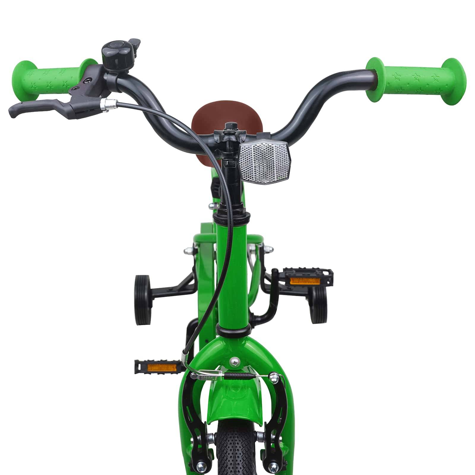 vidaXL Kinderfahrrad 16 Zoll für 4-6 Jahre alt Grün