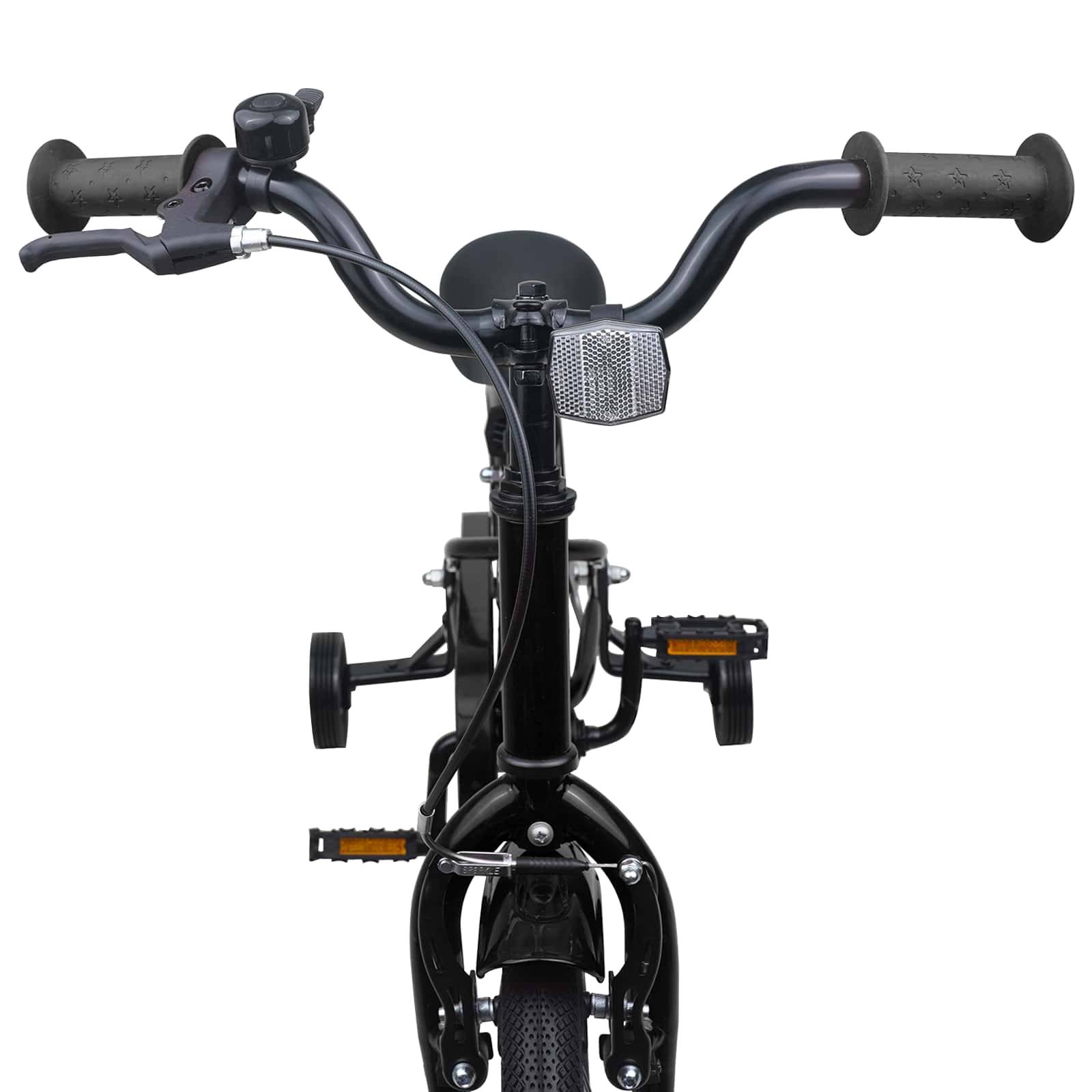 vidaXL Kinderfahrrad 12 Zoll für 2-4 Jahre alt Schwarz