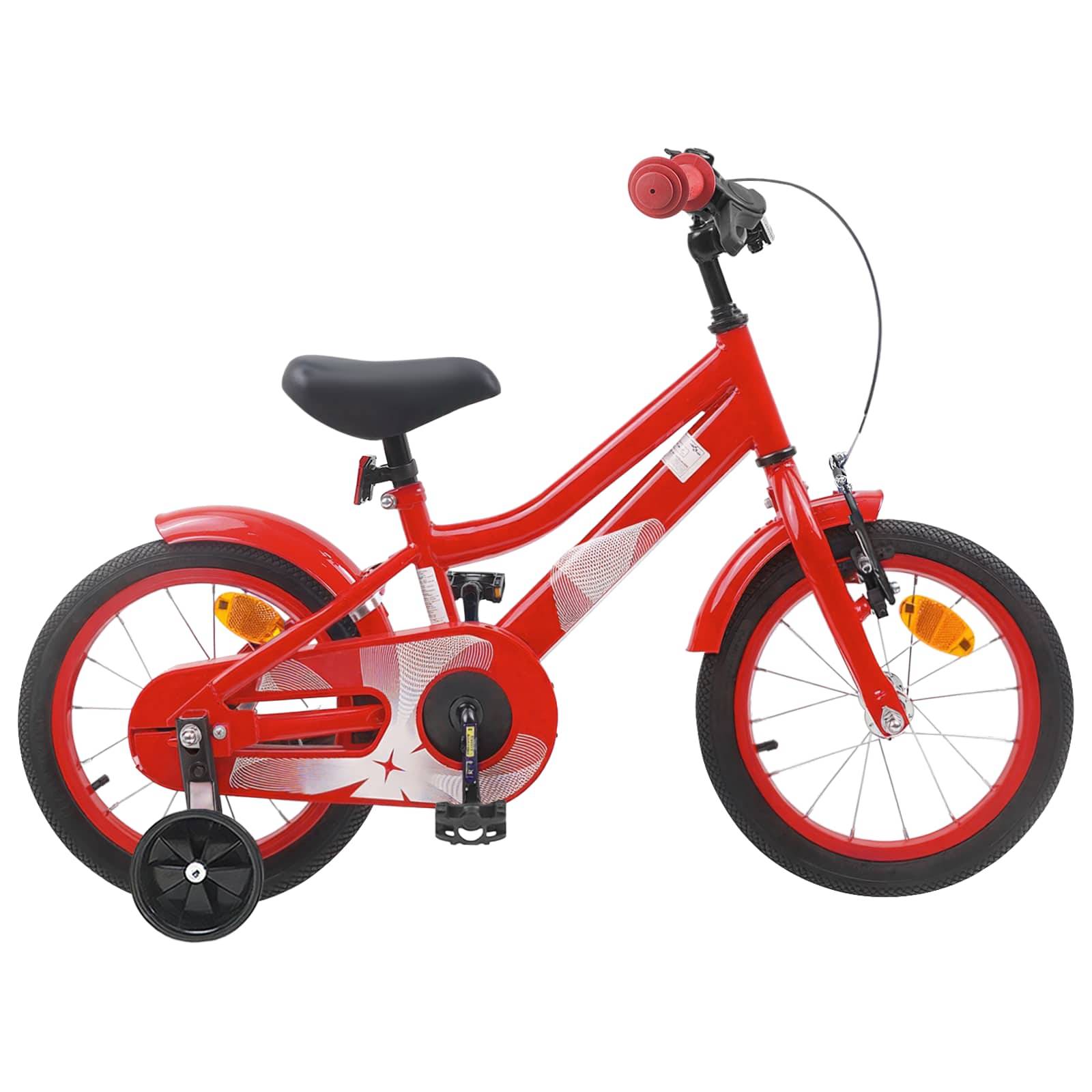 vidaXL Kinderfahrrad 12 Zoll für 2-4 Jahre alt Rot