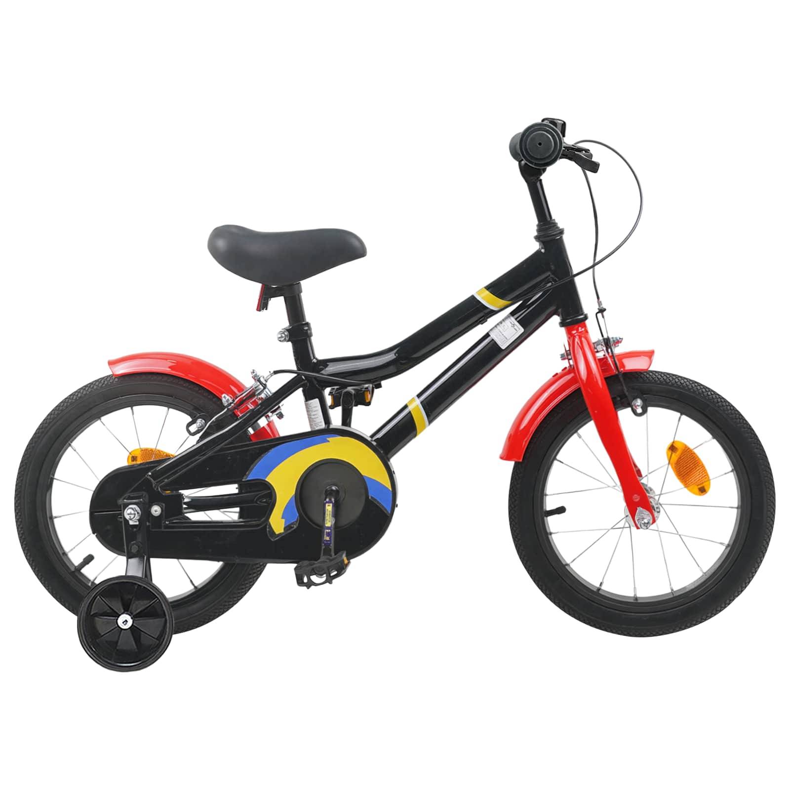vidaXL Kinderfahrrad 12 Zoll für 2-4 Jahre alt Blau Weiß