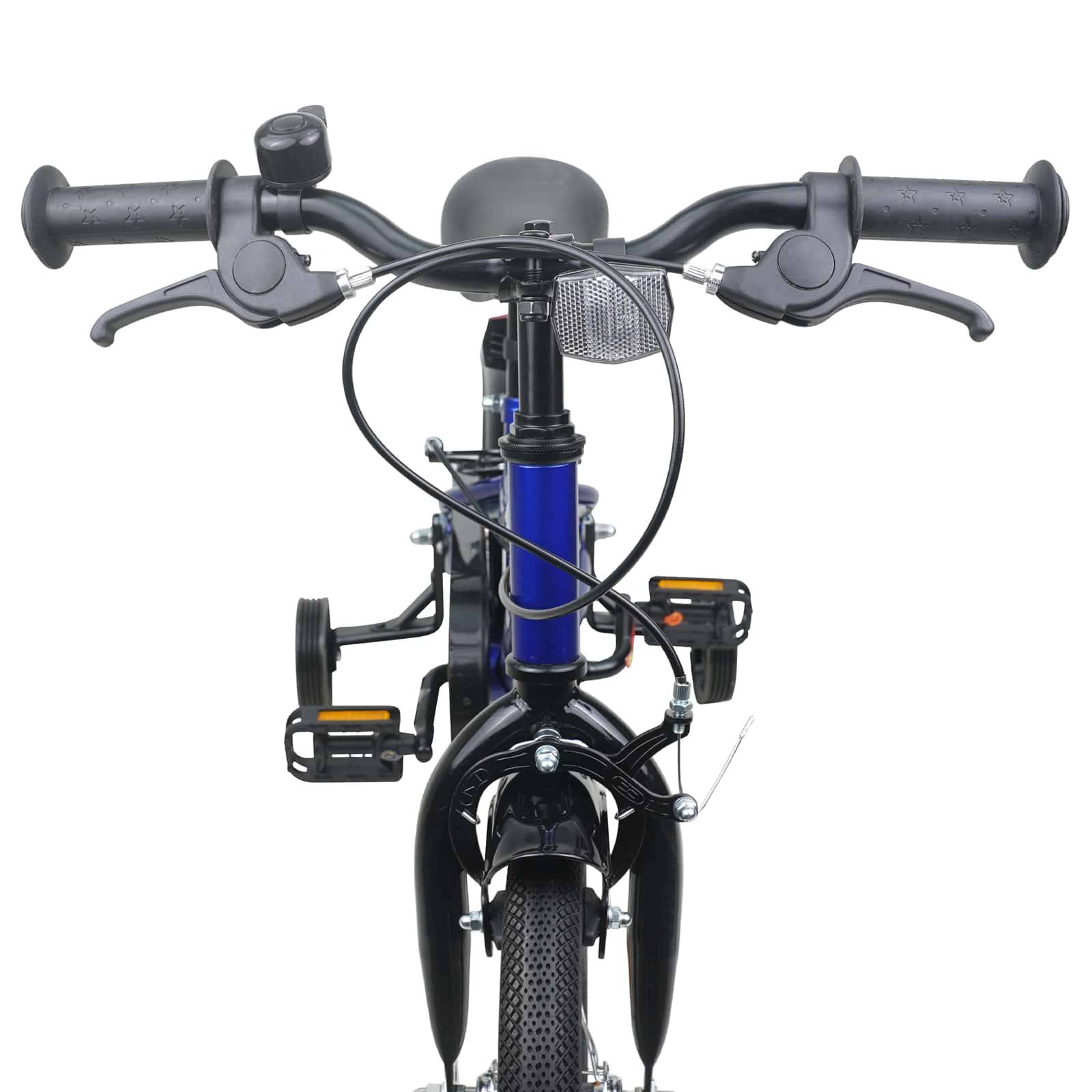 vidaXL Kinderfahrrad 12 Zoll für 2-4 Jahre alt Blau und Schwarz