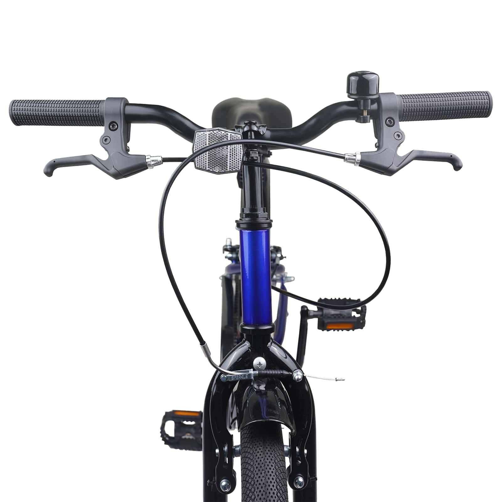 vidaXL Kinderfahrrad 20 Zoll für 6-11 Jahre alt Blau Schwarz